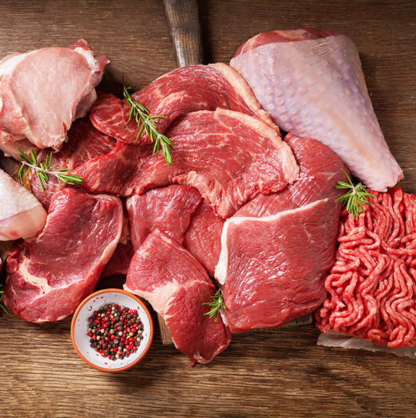 raw meat