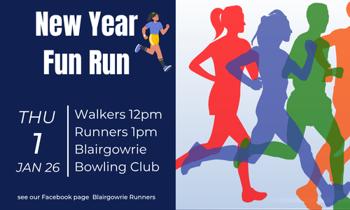 The annual Blairgowrie New Year Day Fun Run and Walk