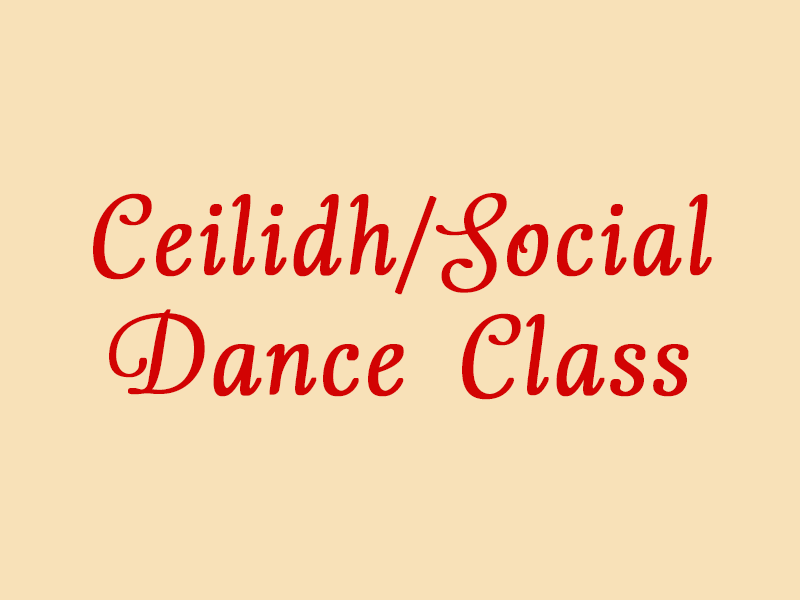Ceilidh/Social Dance Class