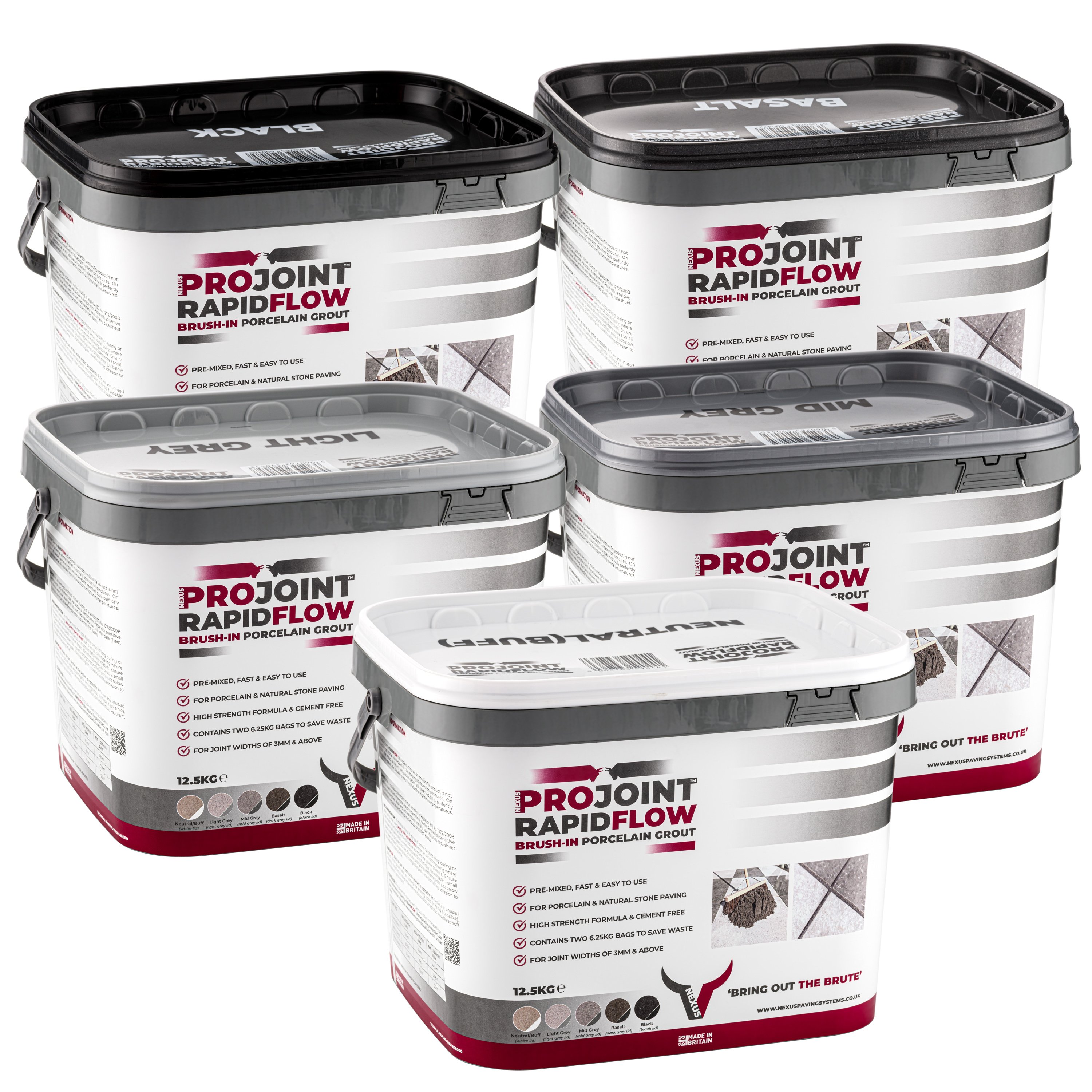 Nexus ProJoint RapidFlow Porcelain Grout
