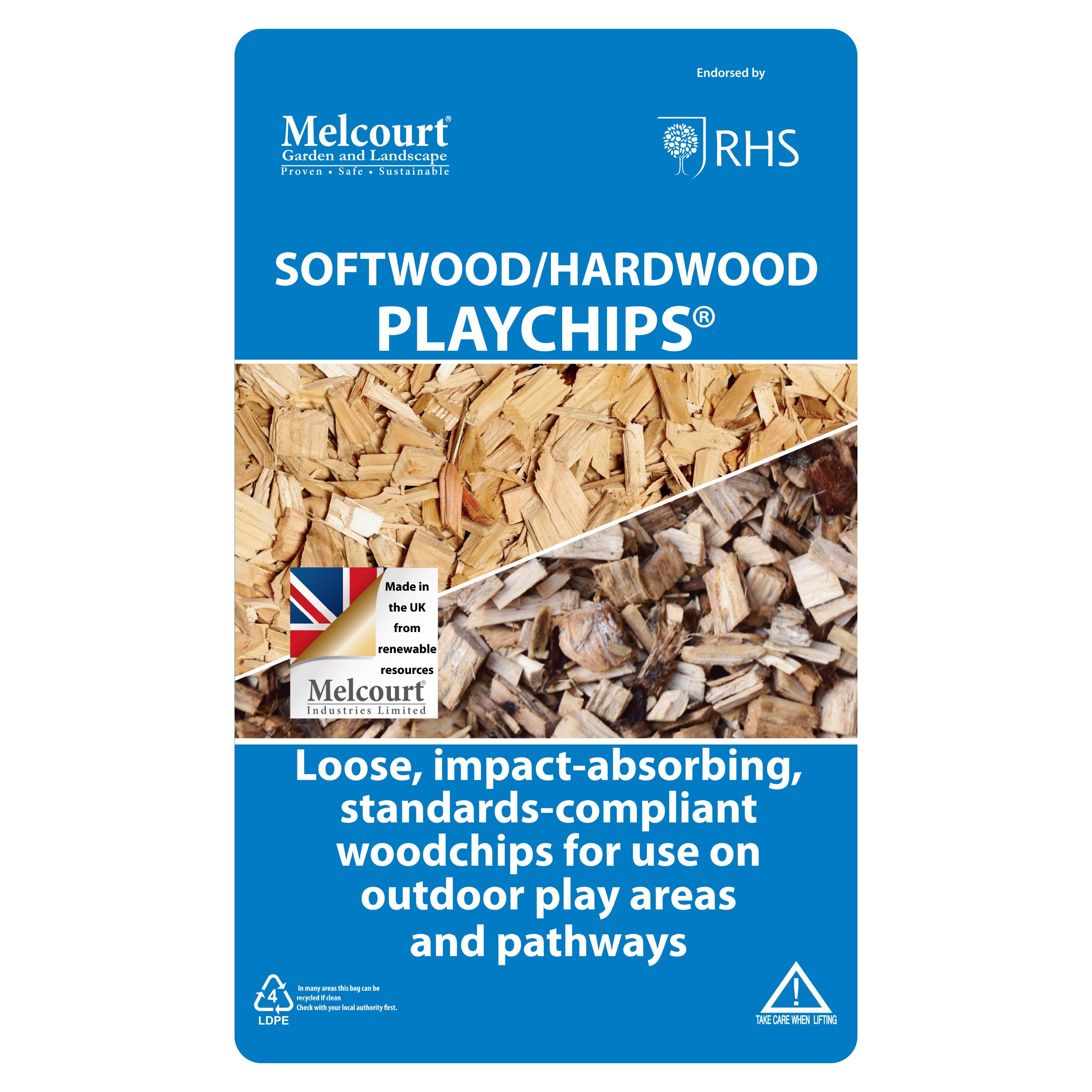 Melcourt Softwood Playchips 600ltr Bulk Bag
