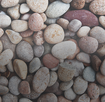 Decorative gravel and chipping