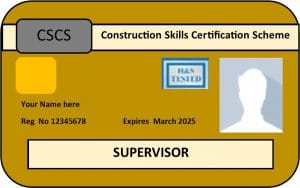 Gold CSCS Card
