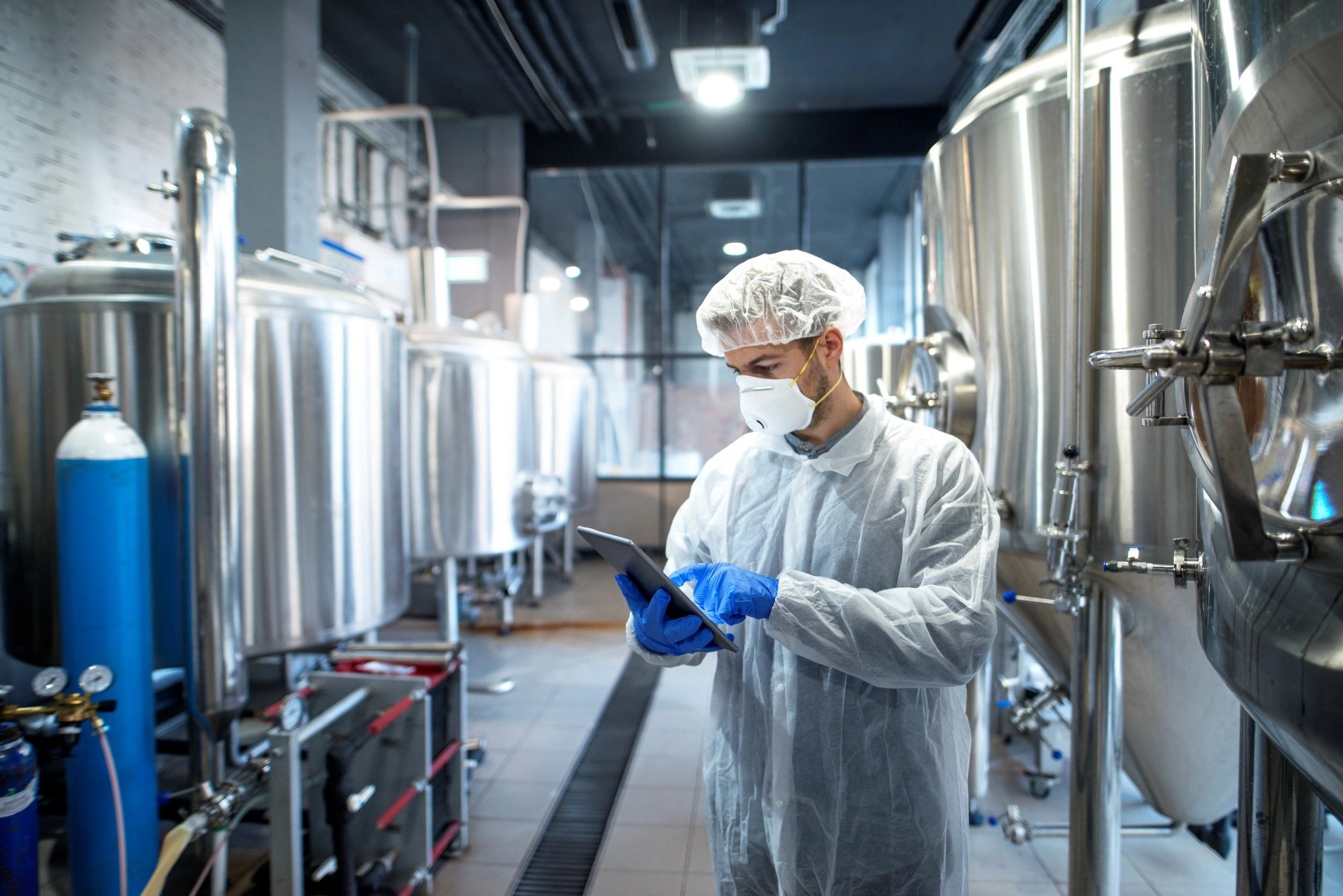 Ergonomic Champion working at distilery