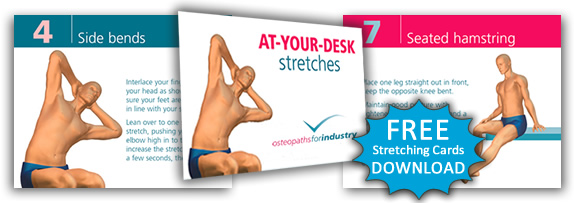 How to reduce desk-related aches and pains – blog header image