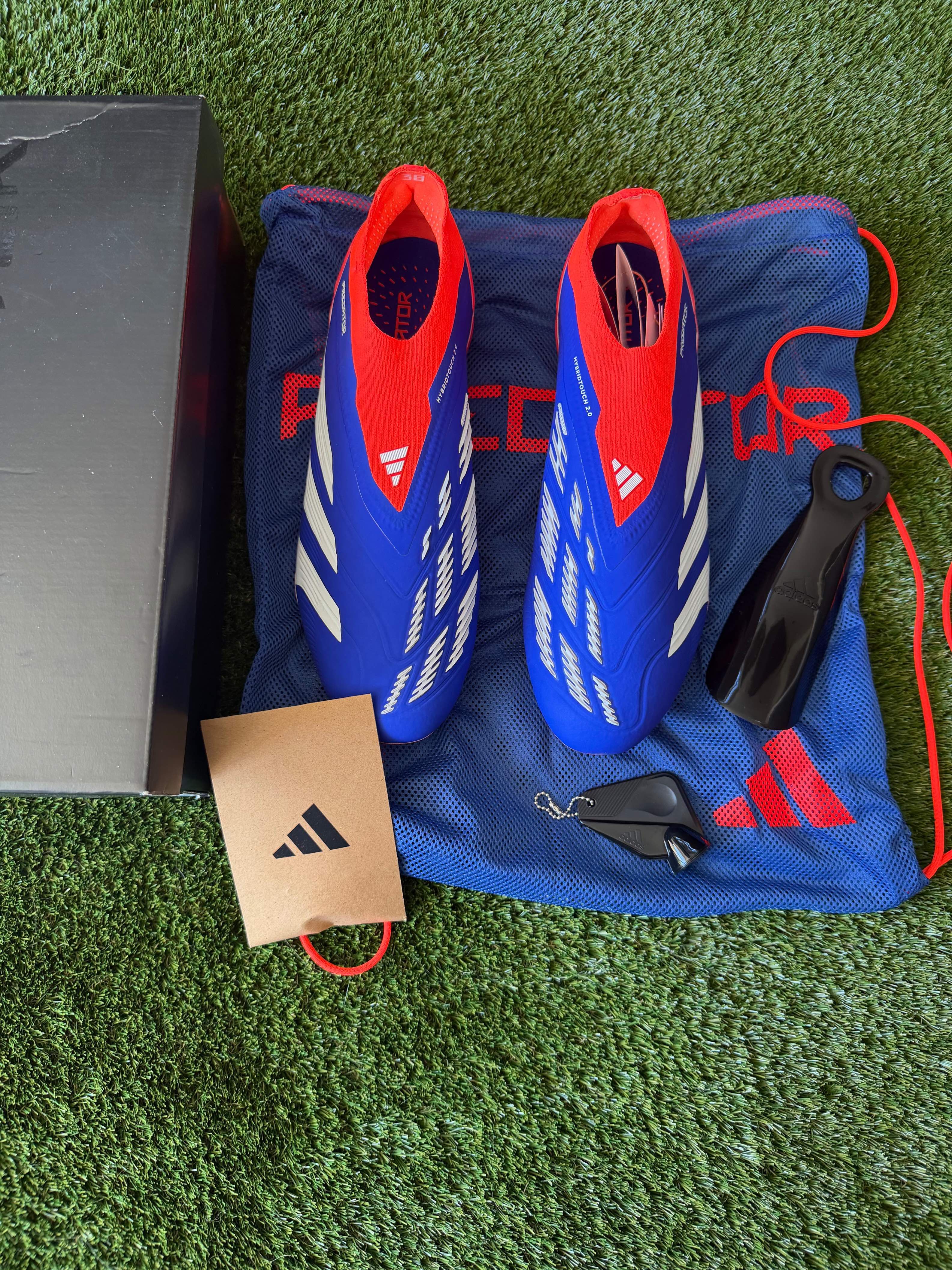 Adidas Predator Laceless Elite Soft Ground Japan Edition Blue/ Red