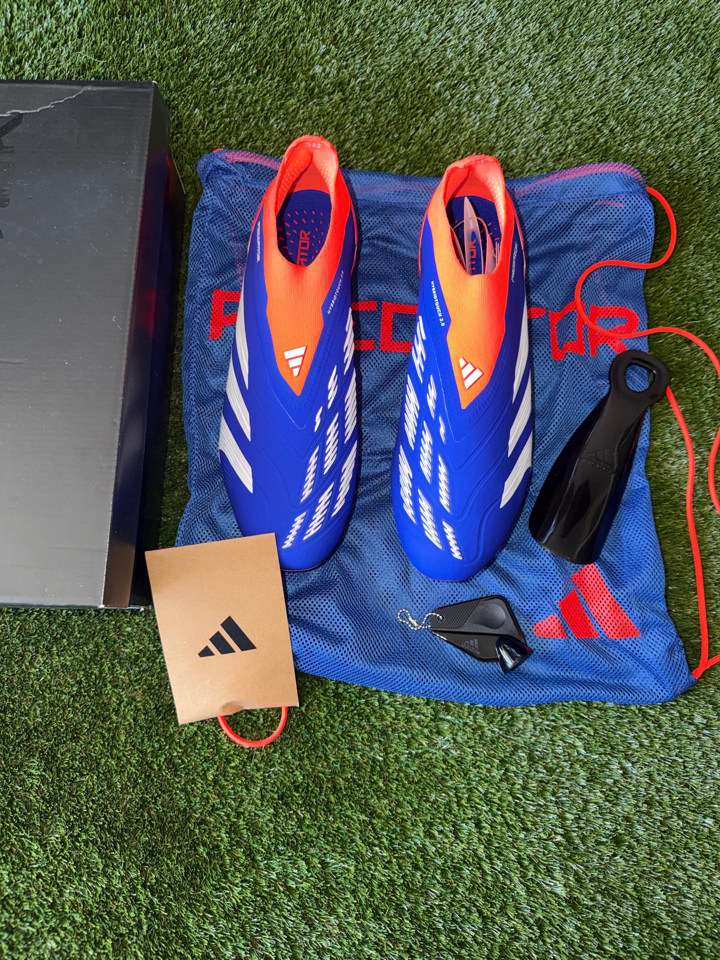 Adidas Predator Laceless Elite Soft Ground Japan Edition Blue/ Red