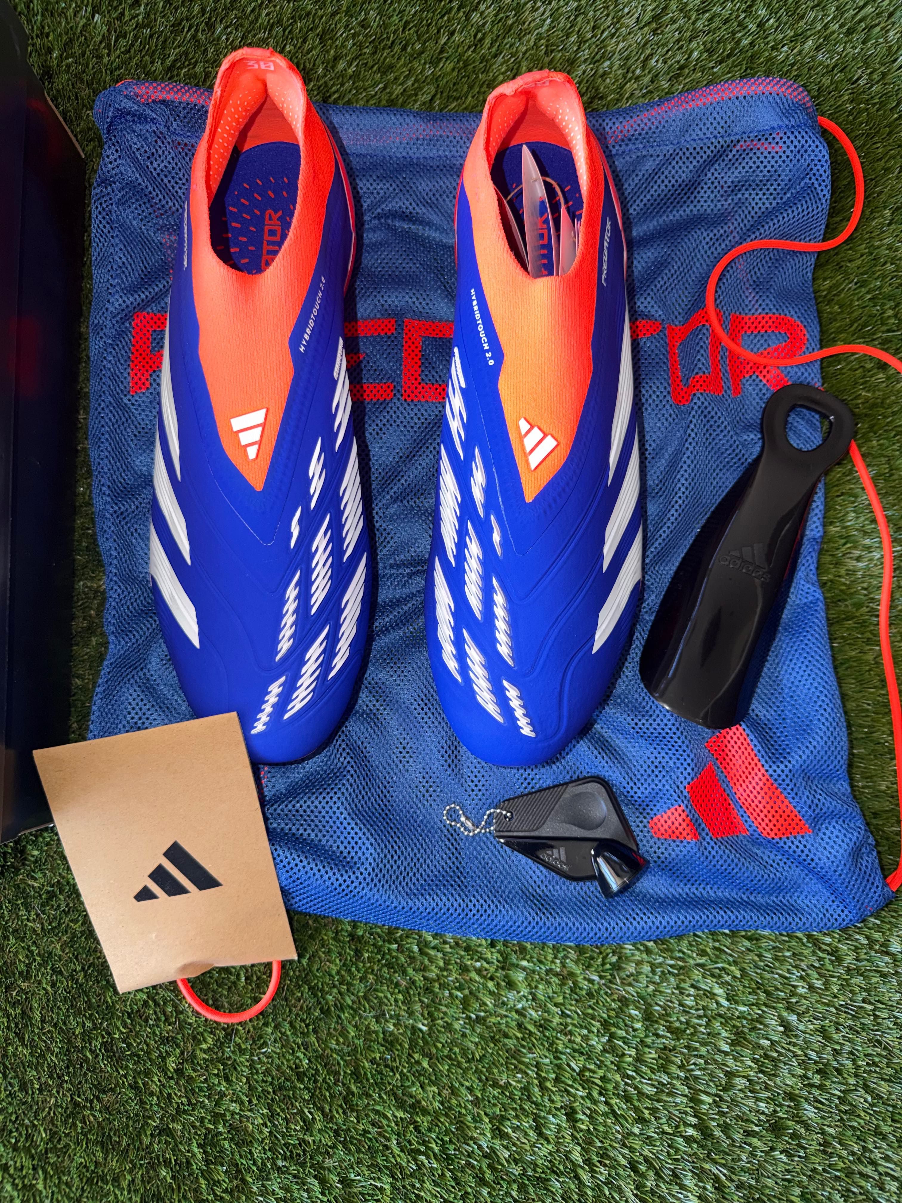 Adidas Predator Laceless Elite Soft Ground Japan Edition Blue/ Red