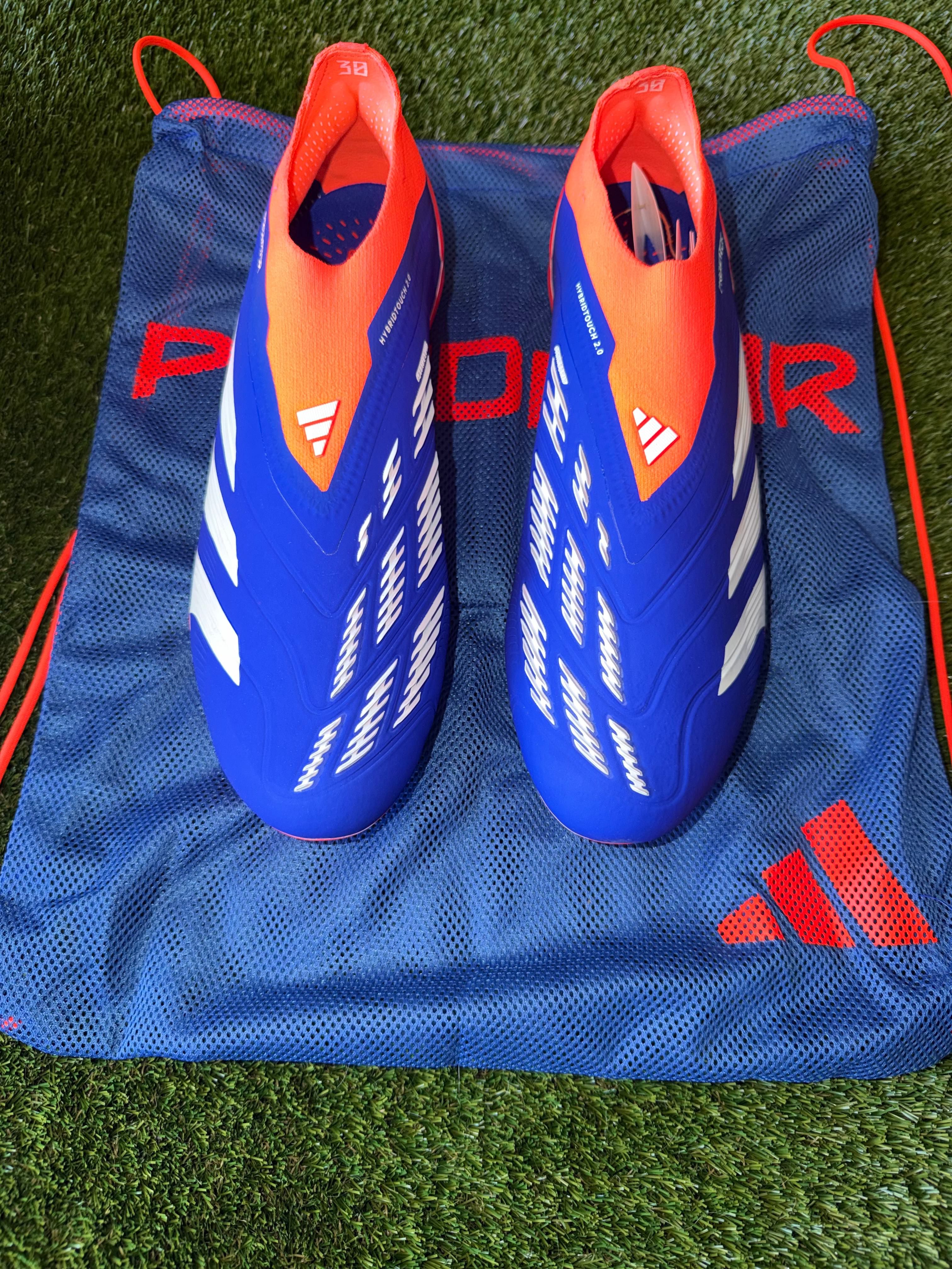 Adidas Predator Laceless Elite Soft Ground Japan Edition Blue/ Red