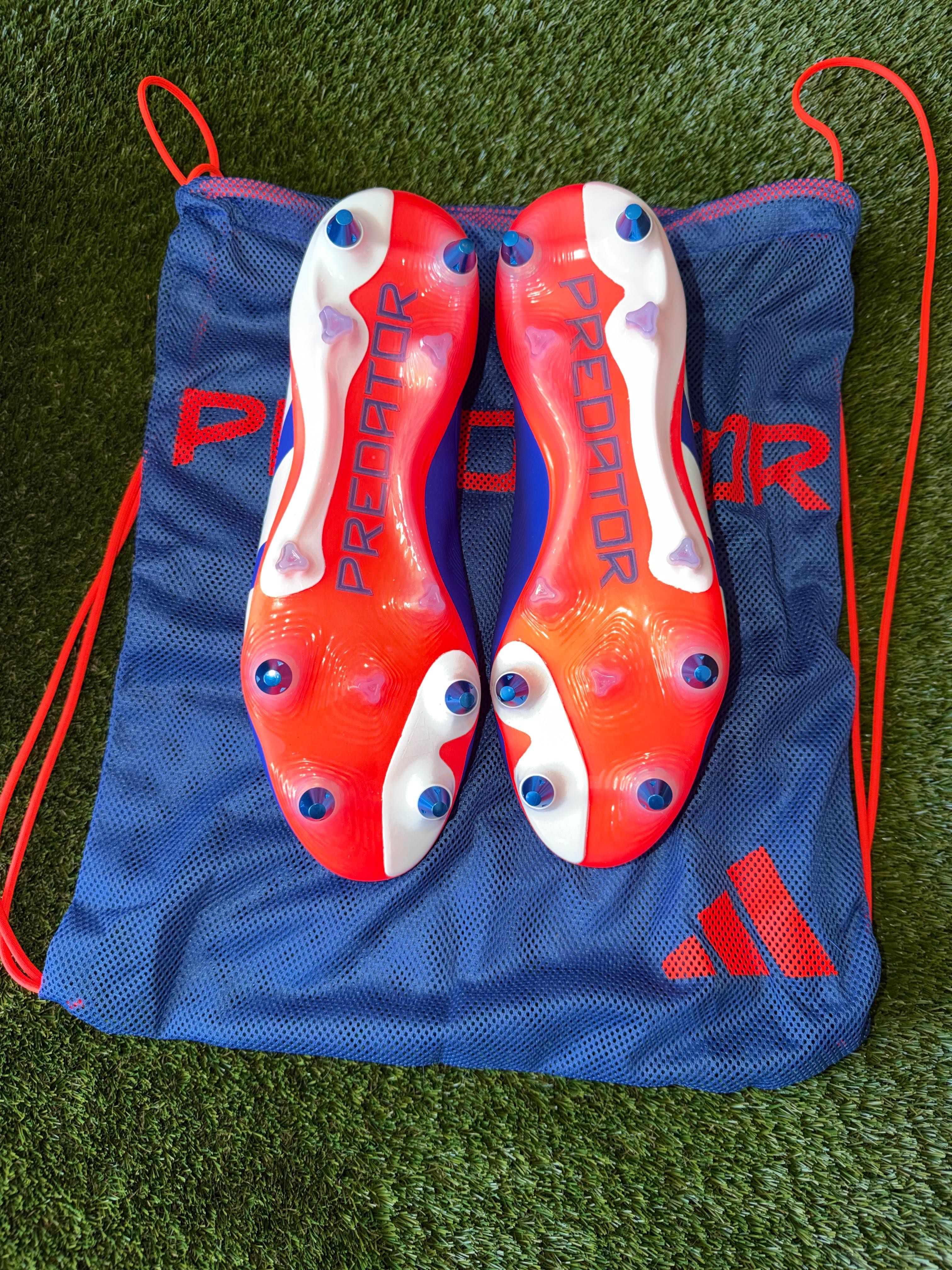 Adidas Predator Laceless Elite Soft Ground Japan Edition Blue/ Red