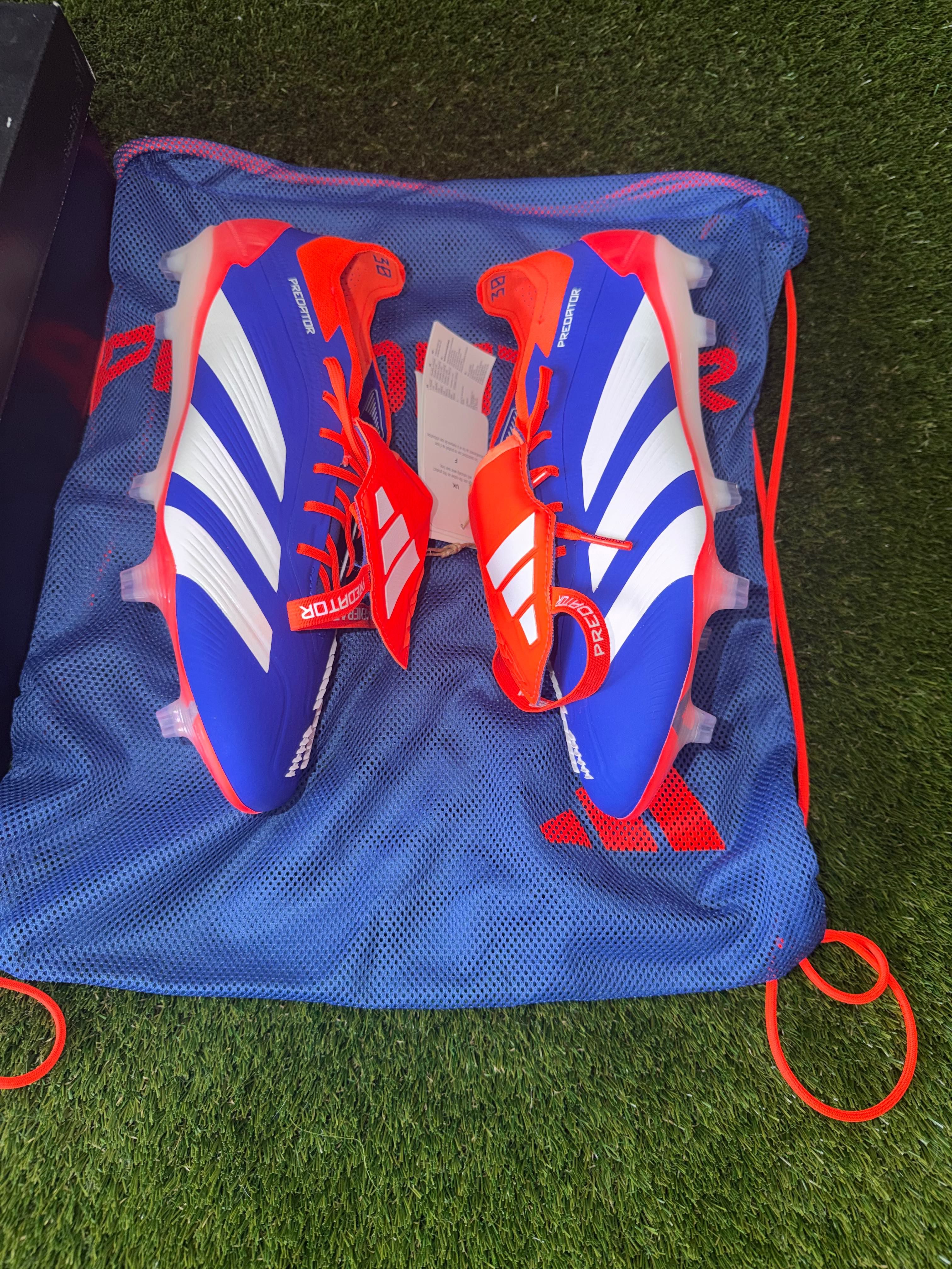 Adidas Predator Elite Tongue FG Blue / Red Japan Edition