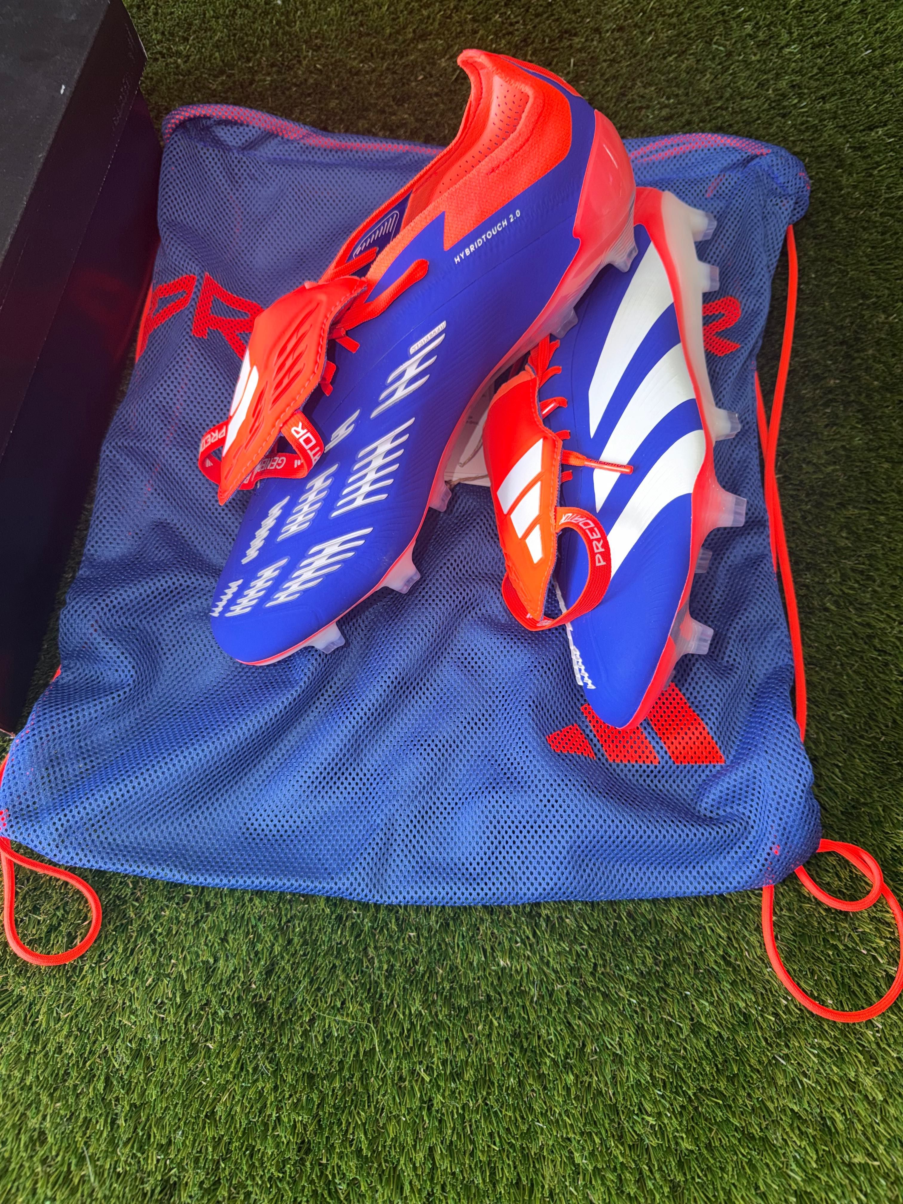 Adidas Predator Elite Tongue FG Blue / Red Japan Edition