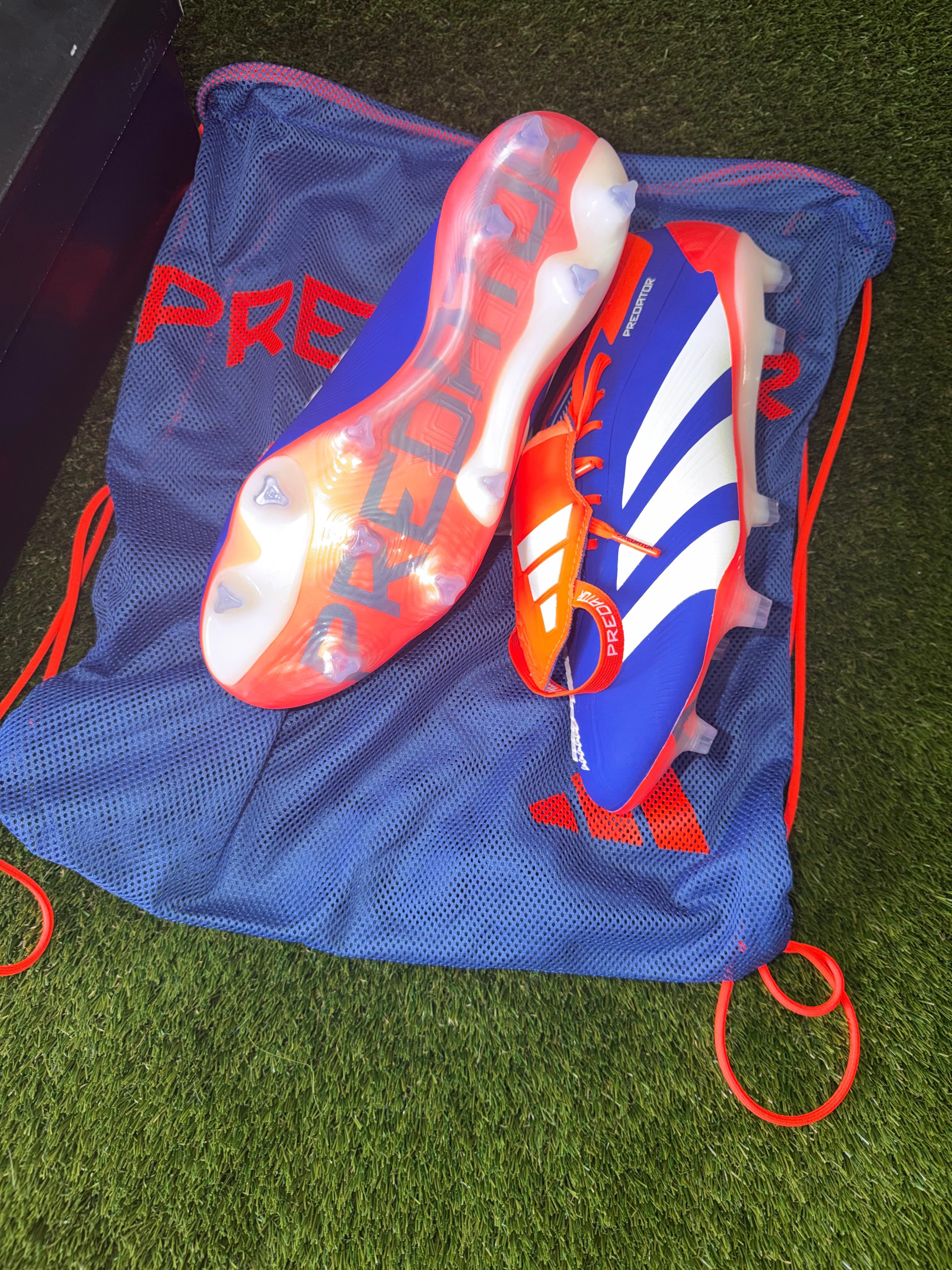 Adidas Predator Elite Tongue FG Blue / Red Japan Edition