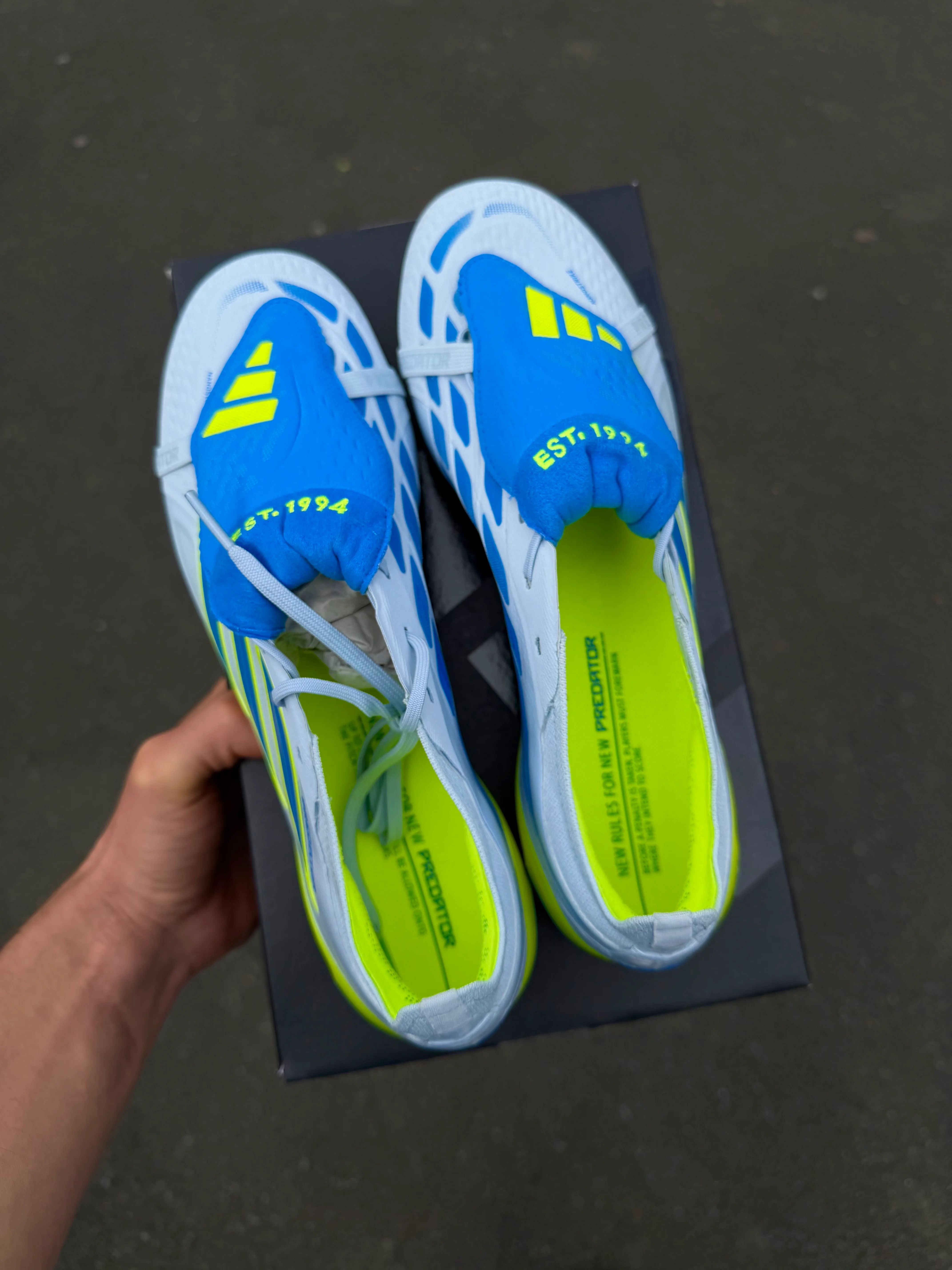 Adidas Predator Elite 'Ice Cold Precision' Pack Crystal Blue 