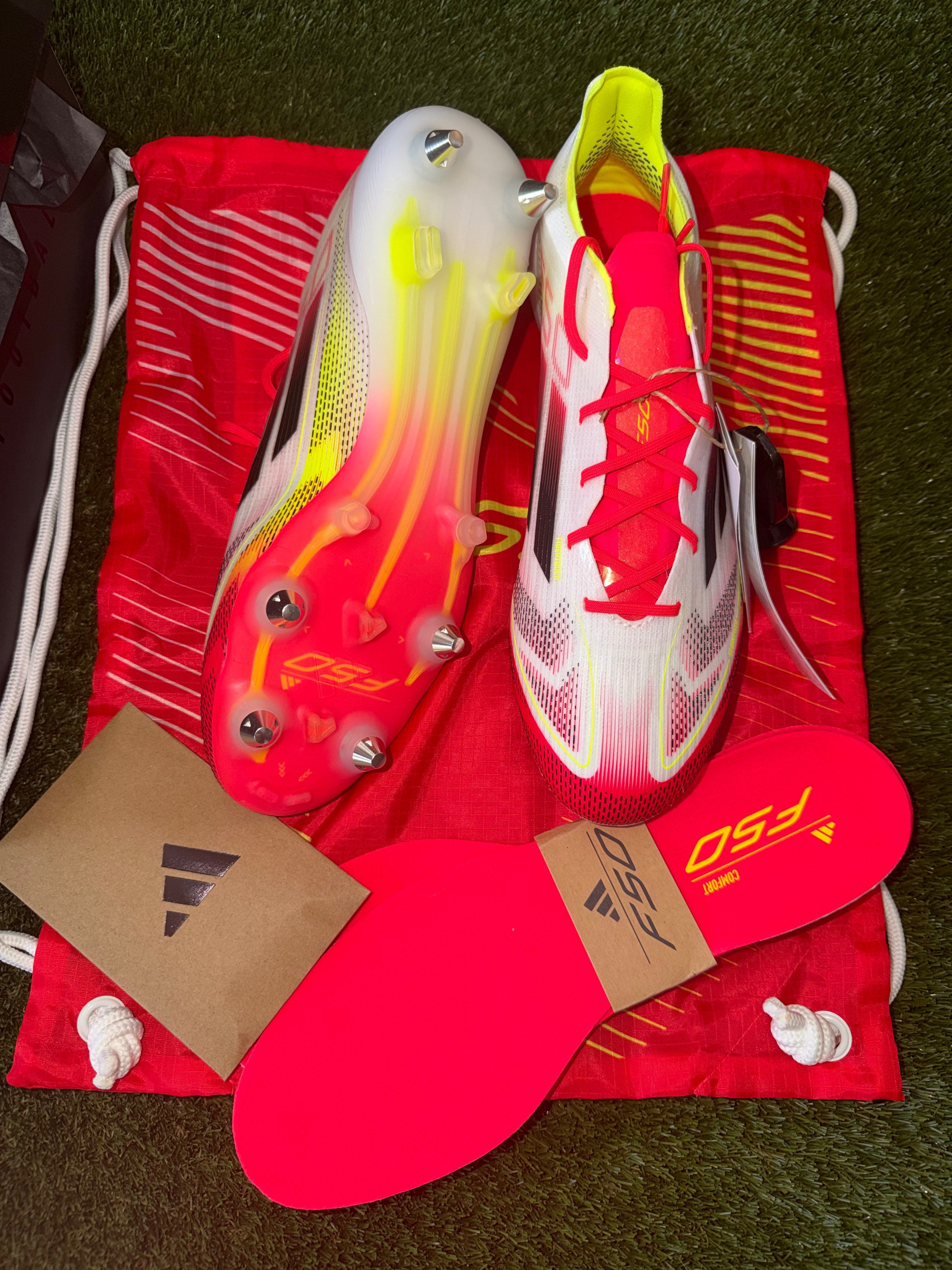 Adidas F50 Elite Laced Soft Ground Solar Red 