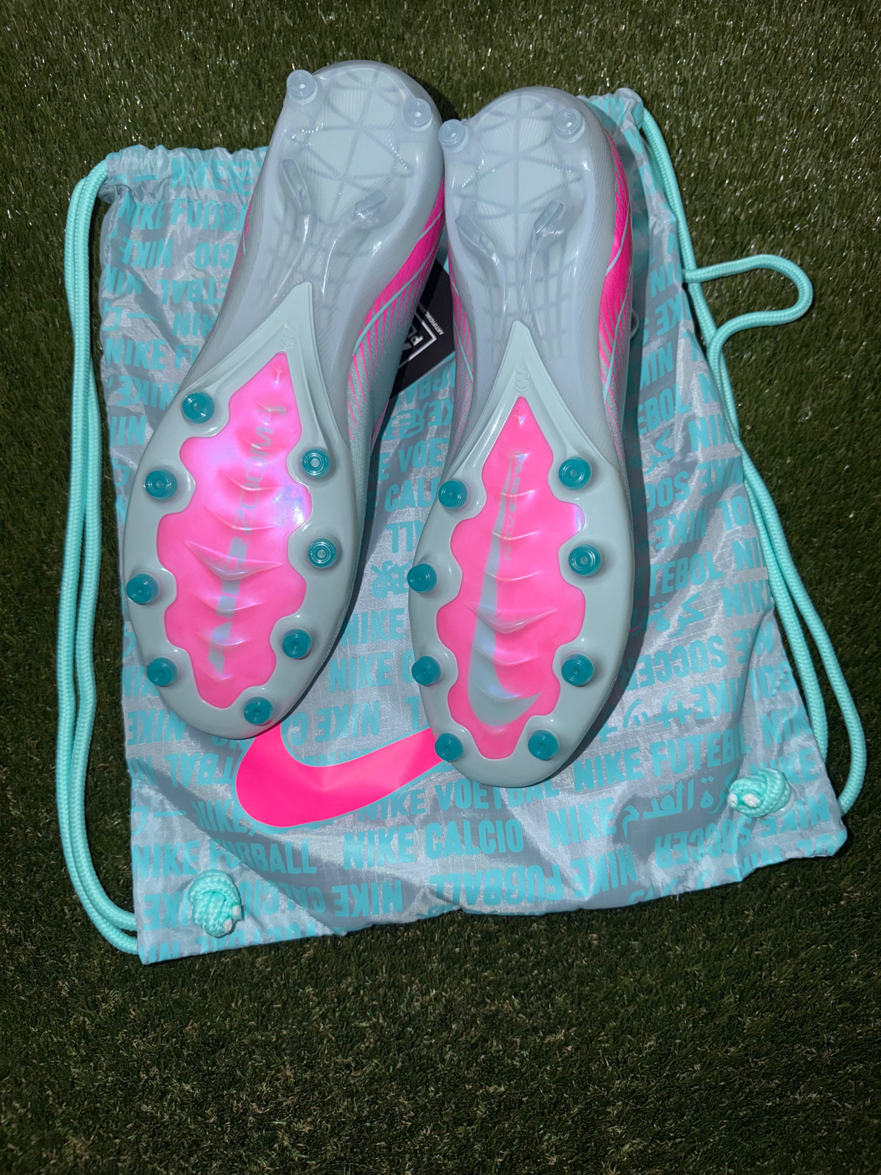 Nike Mercurial Vapor 16 AG Sole Plate Light Blue / Pink