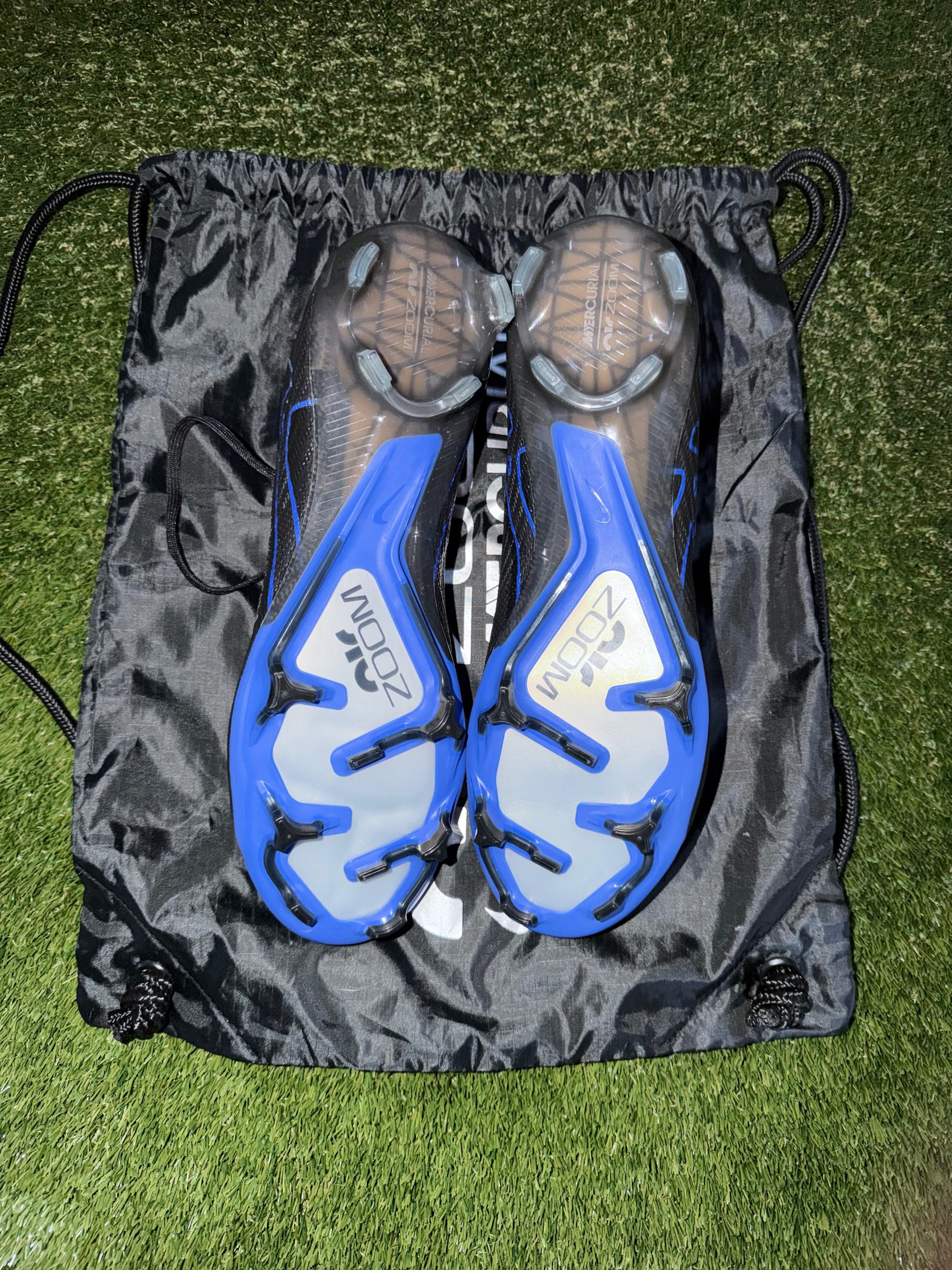 Nike Air Zoom Mercurial Vapor 15 Elite FG Black / Chrome Blue