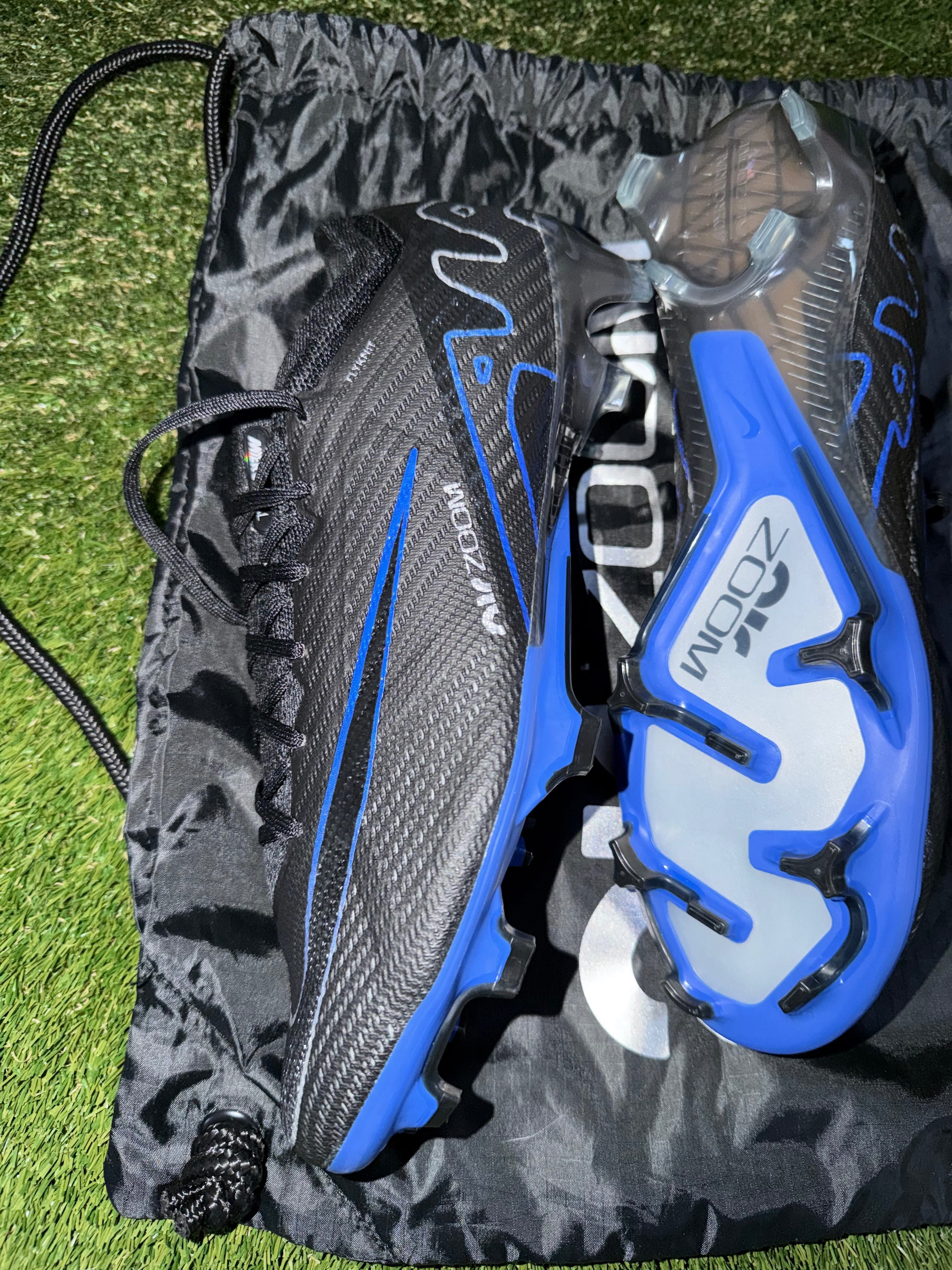 Nike Air Zoom Mercurial Vapor 15 Elite FG Black / Chrome Blue