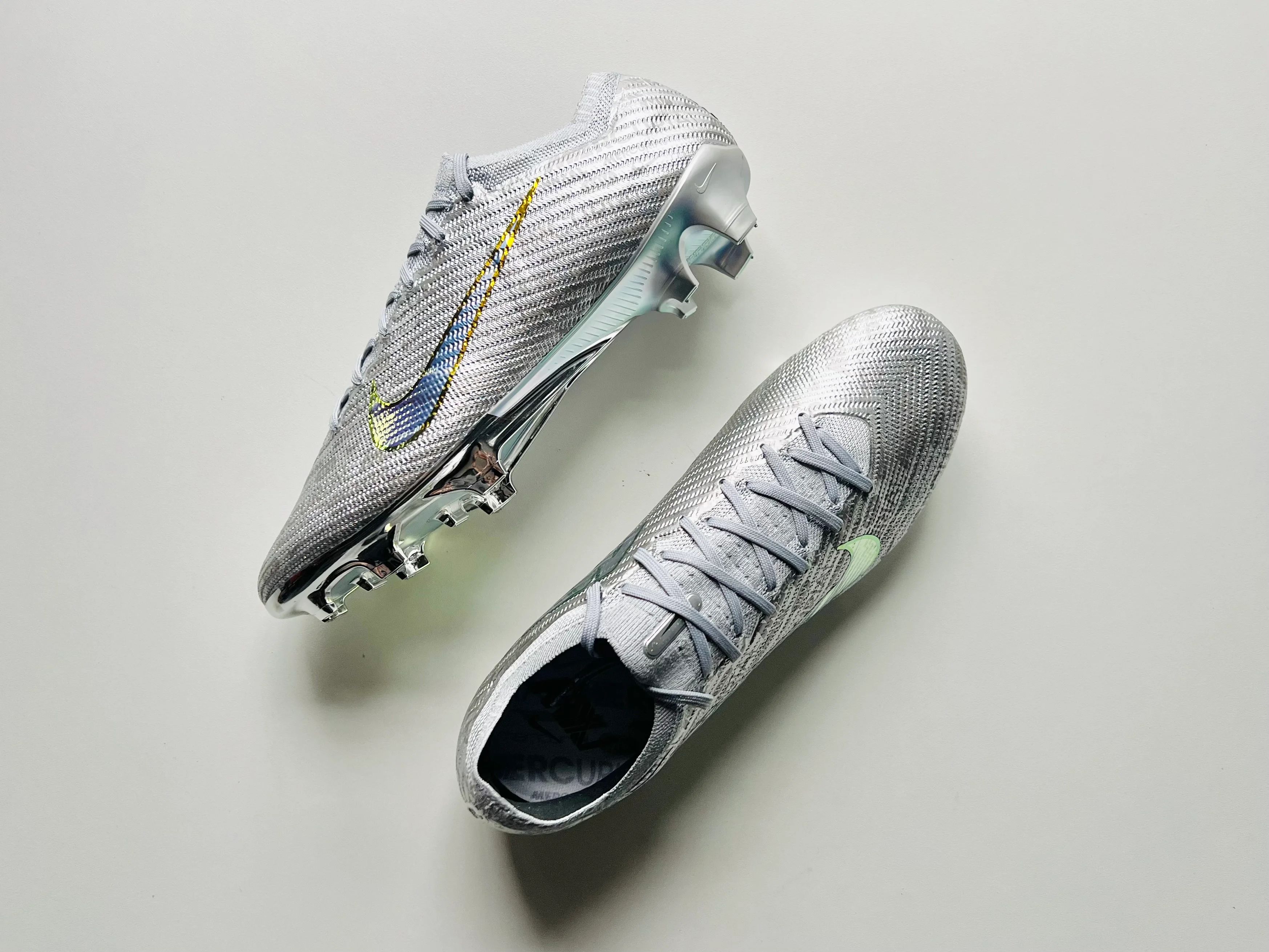 Nike ZM Vapor 15 Elite XXV SE FG - Metallic Silver / Wolf Grey / Pure Platinum