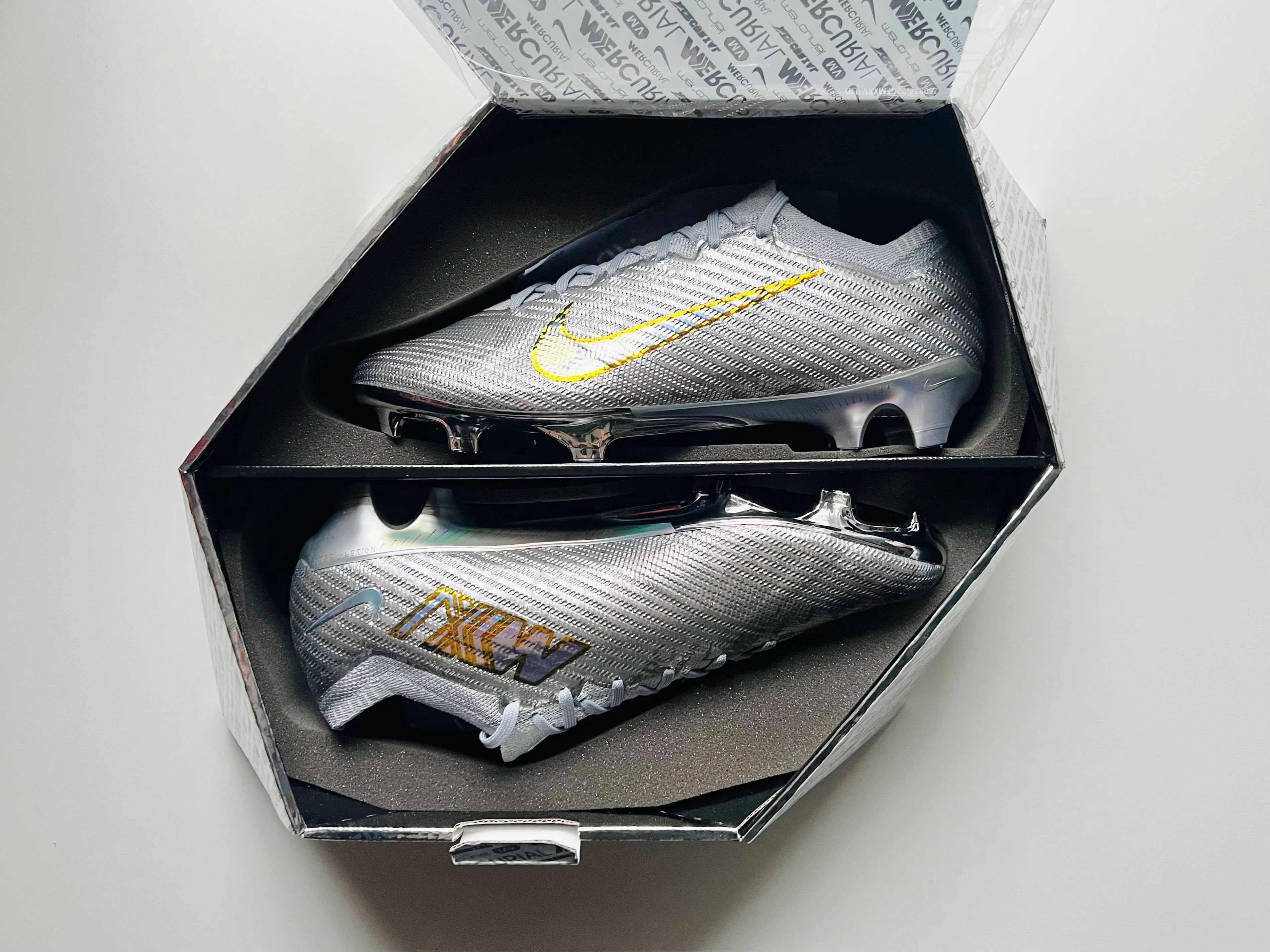 Nike ZM Vapor 15 Elite XXV SE FG - Metallic Silver / Wolf Grey / Pure Platinum