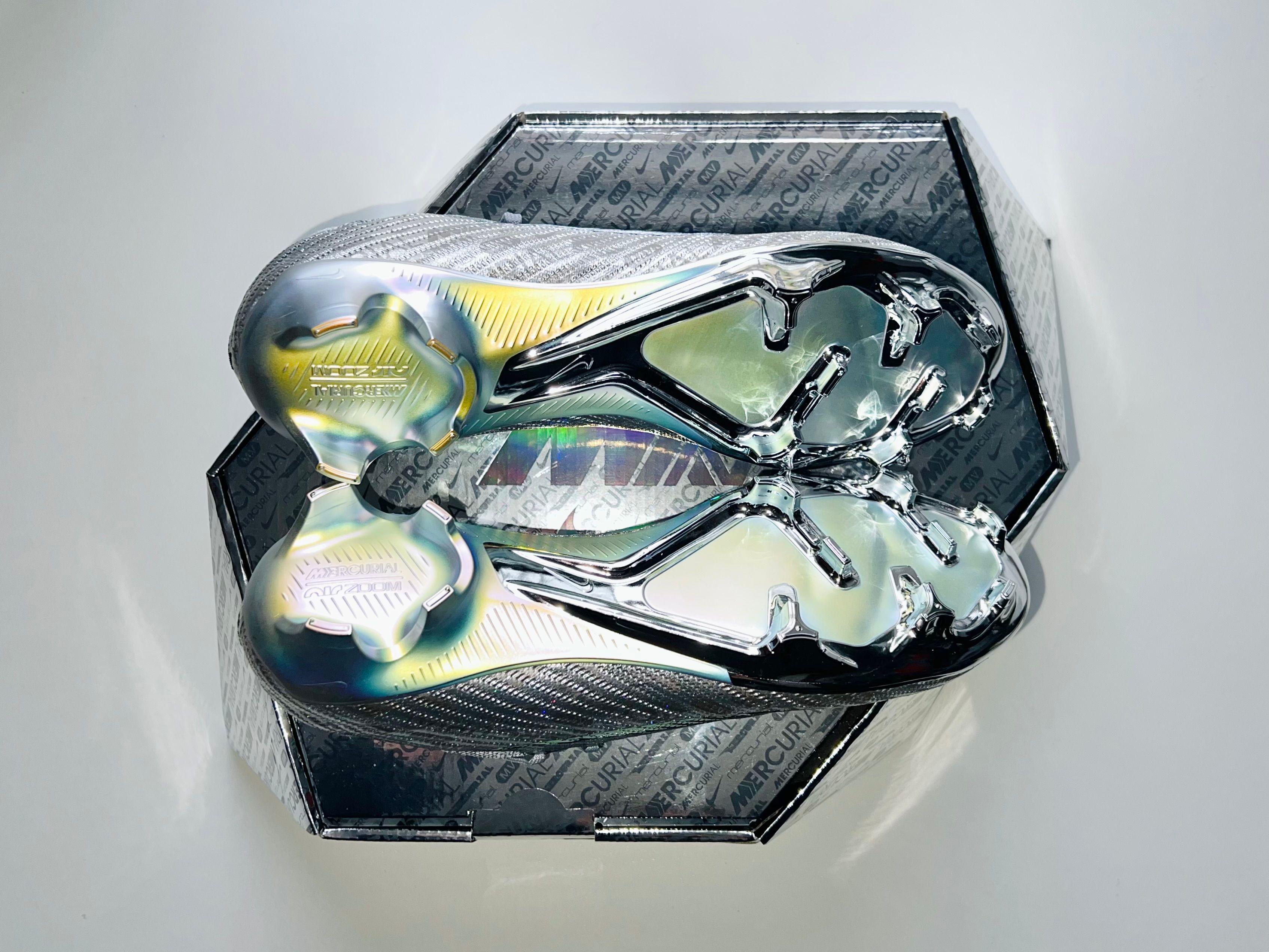 Nike ZM Vapor 15 Elite XXV SE FG - Metallic Silver / Wolf Grey / Pure Platinum