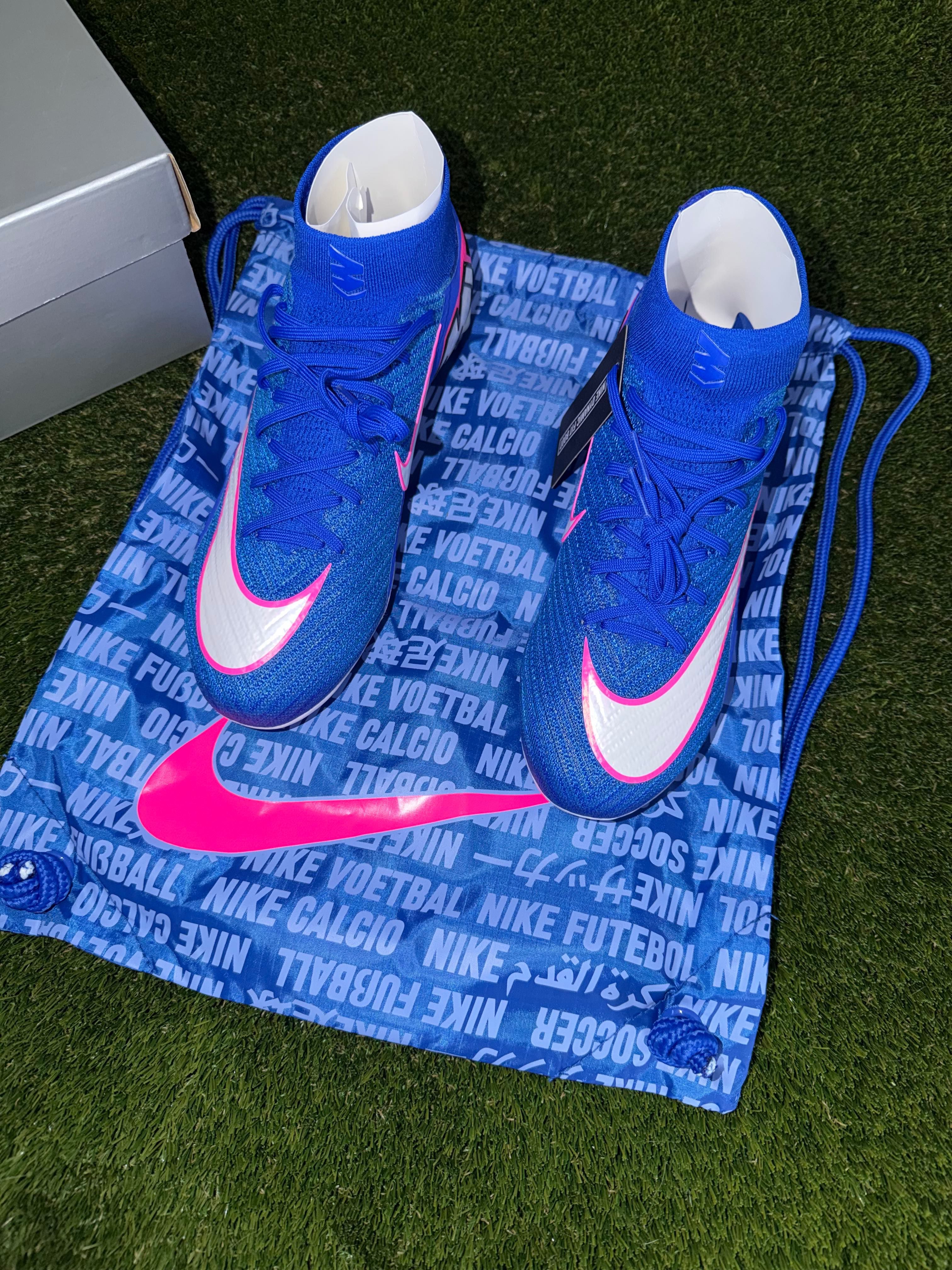 Nike Air Zoom Mercurial Superfly Elite Soft Ground Blue