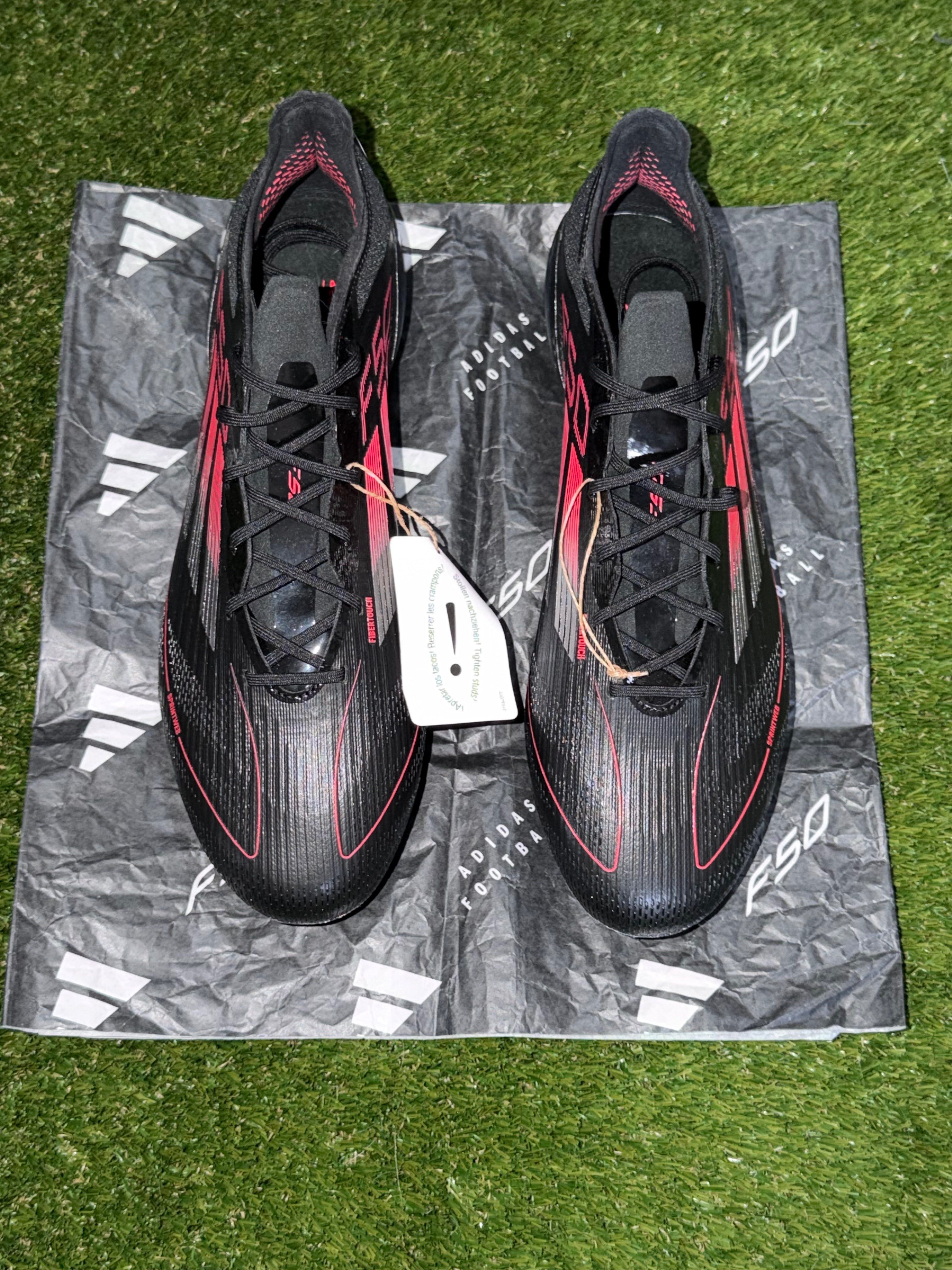 Adidas F50 Elite SG Black Iron / Red