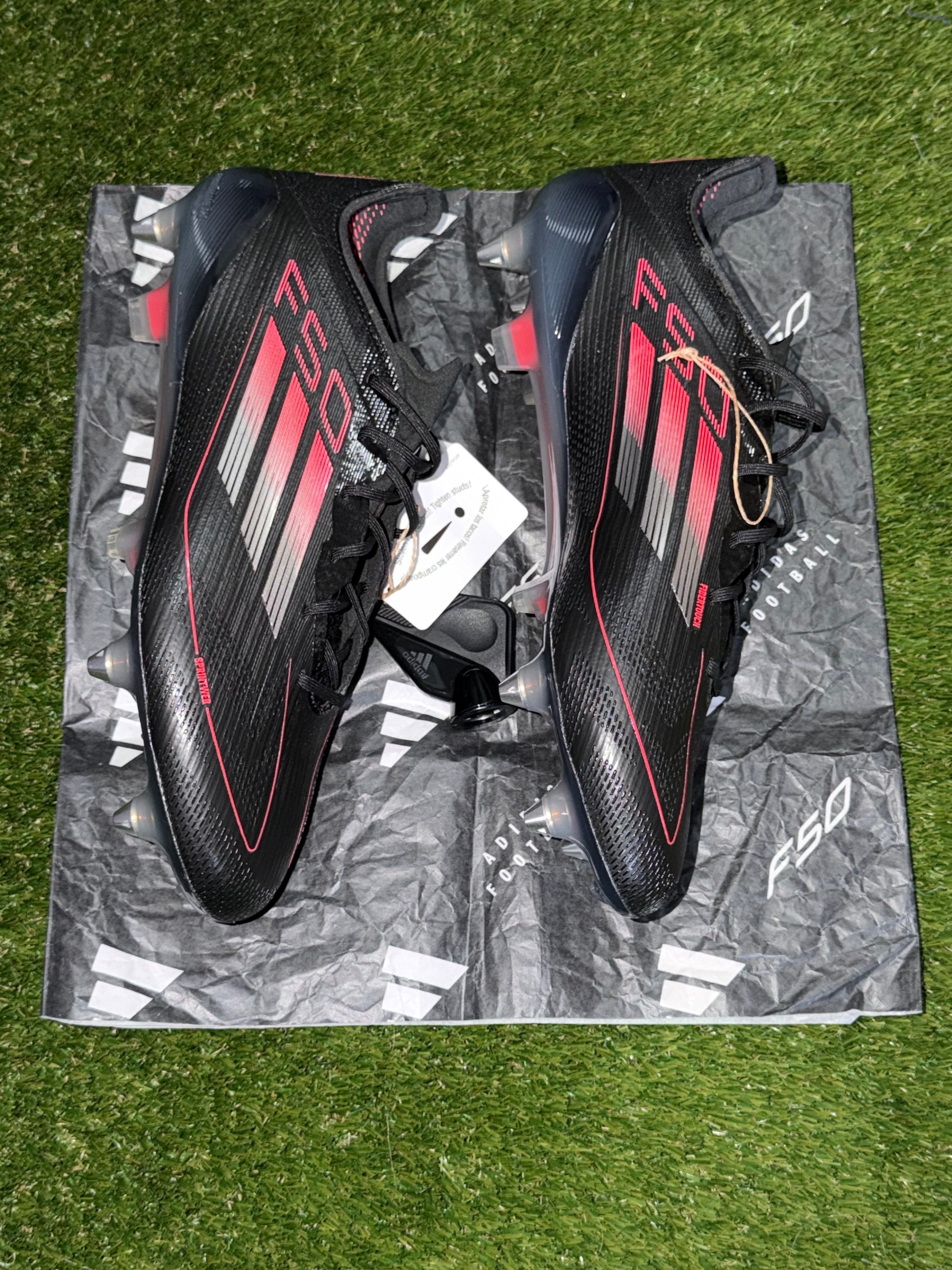 Adidas F50 Elite SG Black Iron / Red