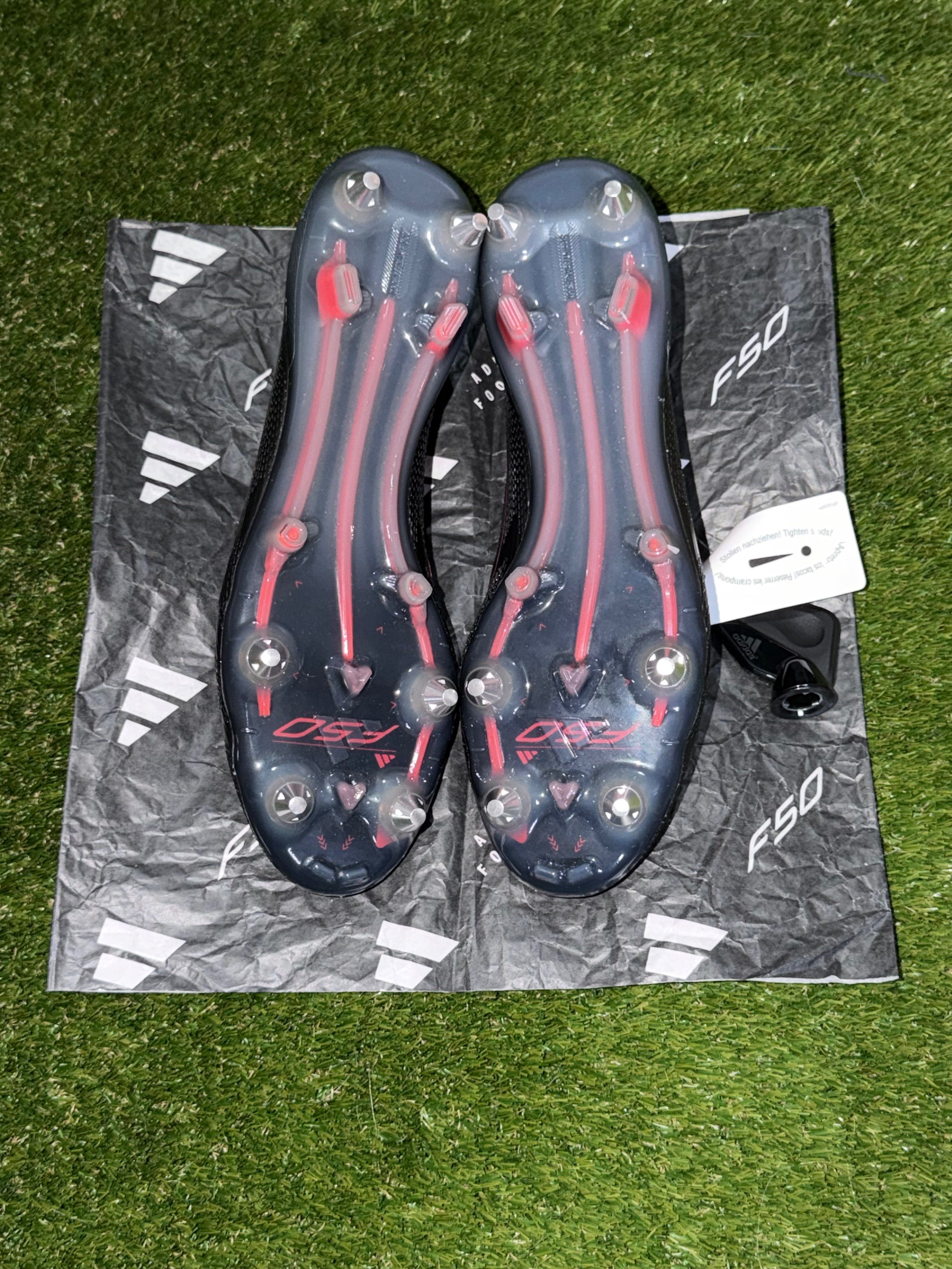 Adidas F50 Elite SG Black Iron / Red