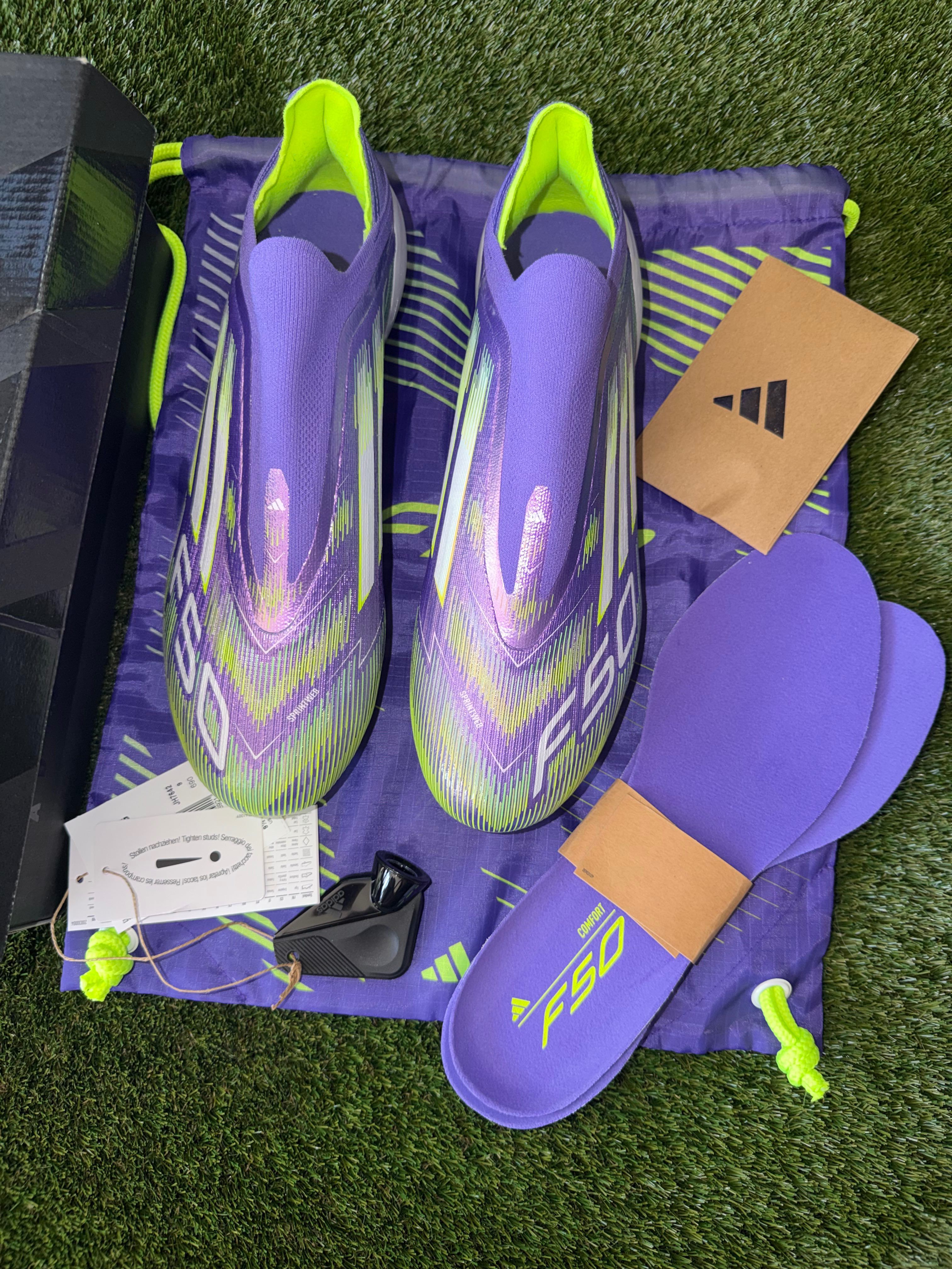 Adidas F50 Elite Laceless Soft Ground Purple Rush