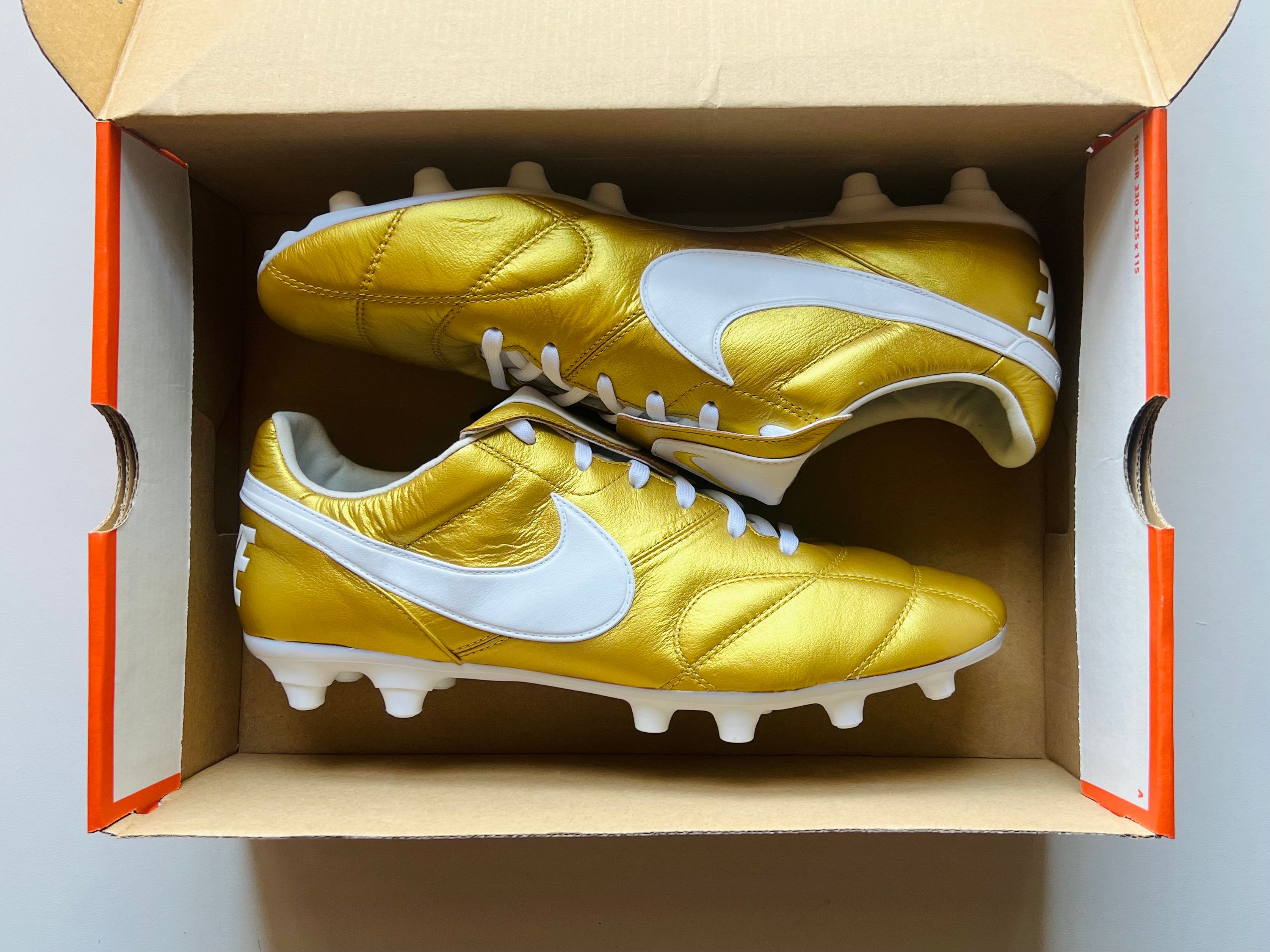 Nike Premier II FG - Metallic Vivid Gold / White