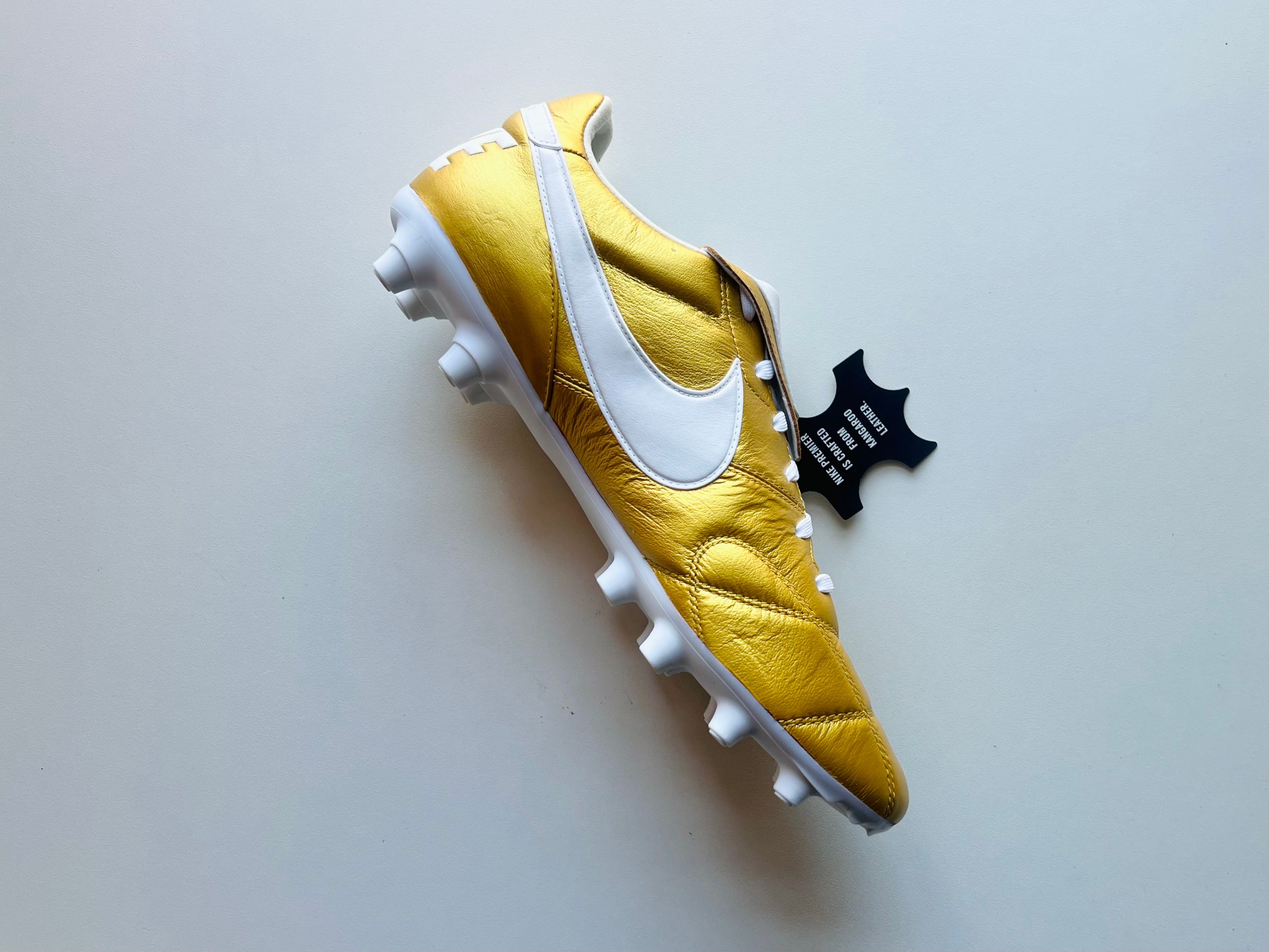Nike Premier II FG - Metallic Vivid Gold / White