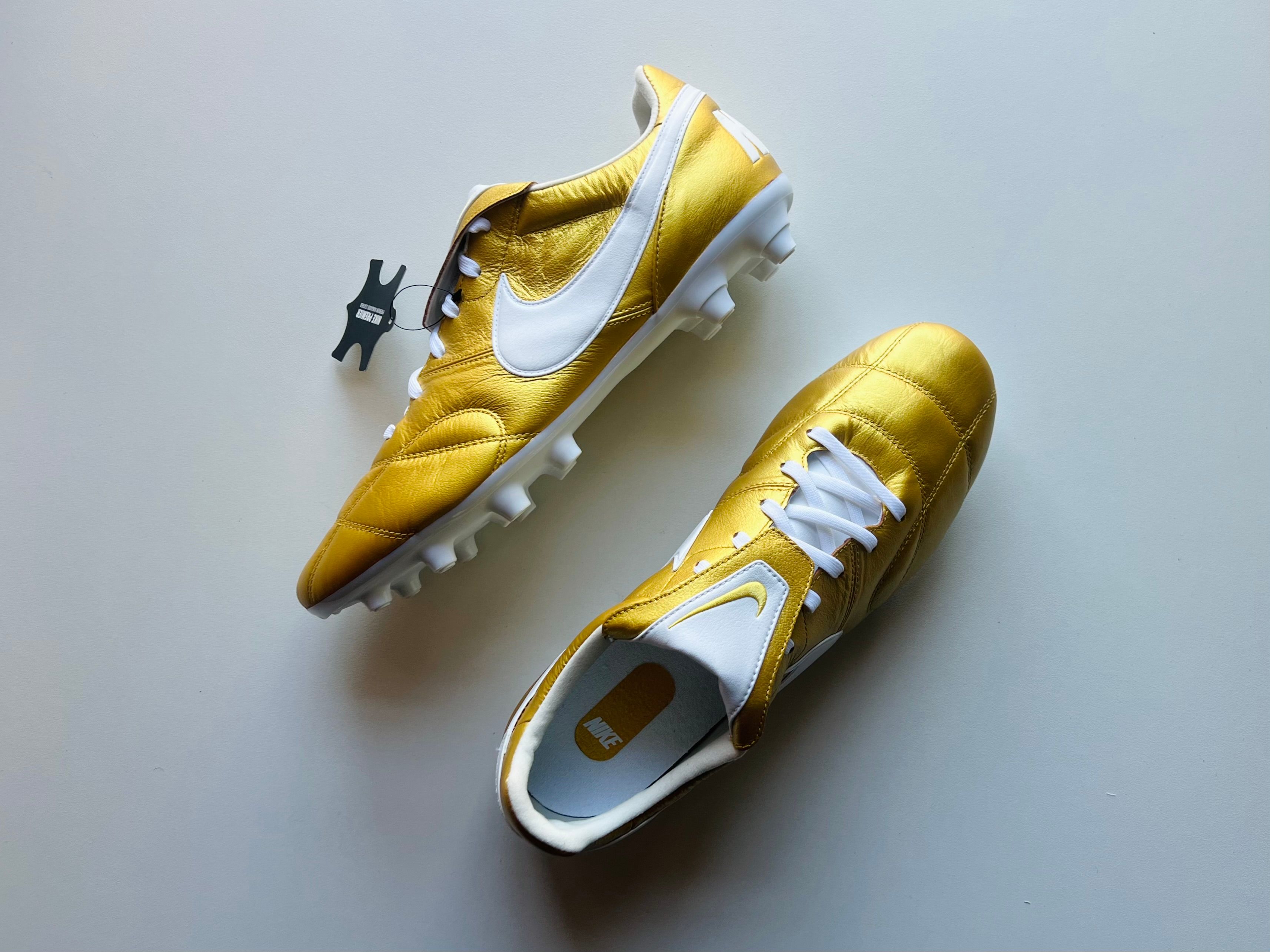Nike Premier II FG - Metallic Vivid Gold / White