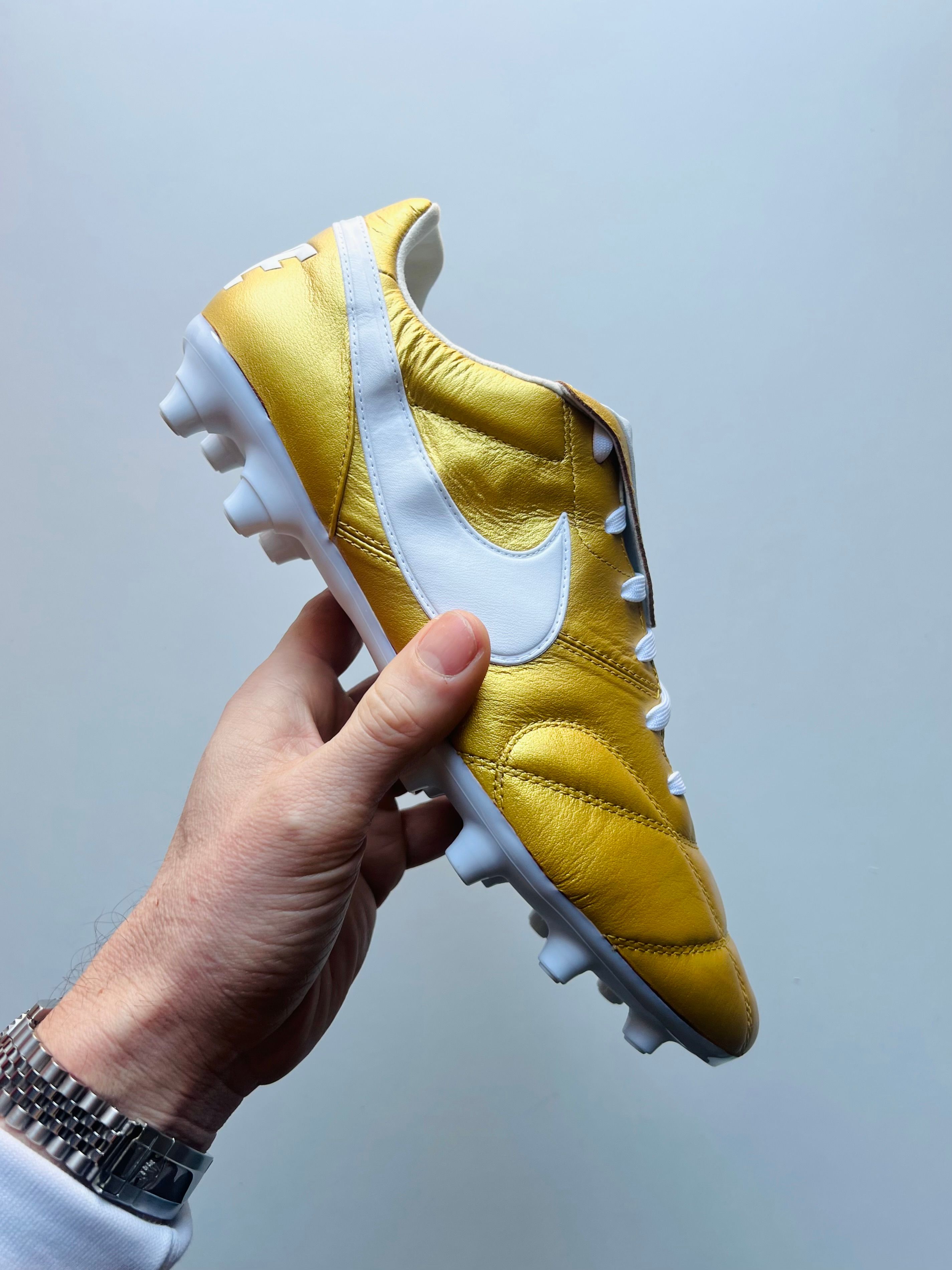 Nike Premier II FG - Metallic Vivid Gold / White