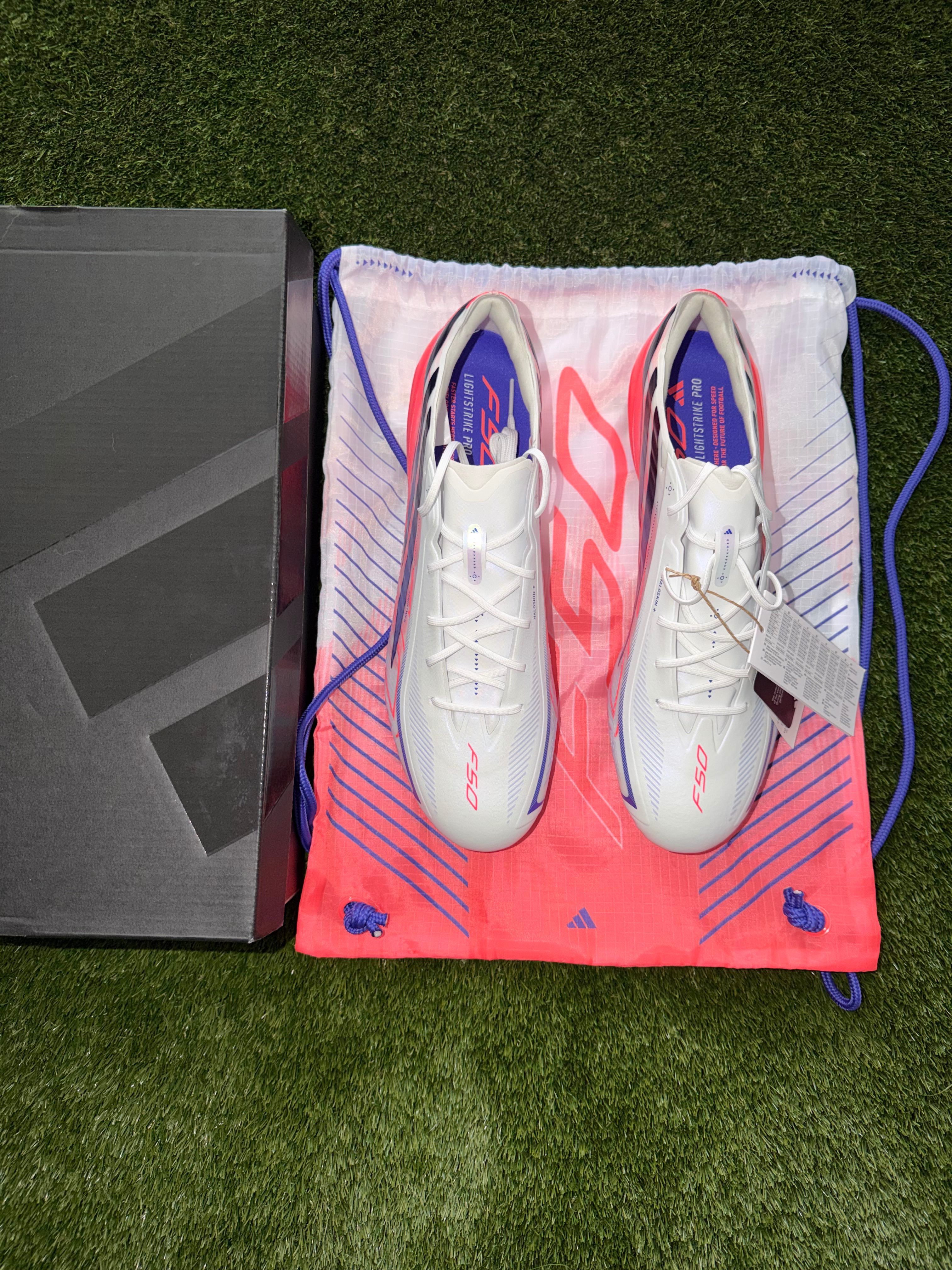 Adidas F50 Hyperfast Elite Firm Ground White 