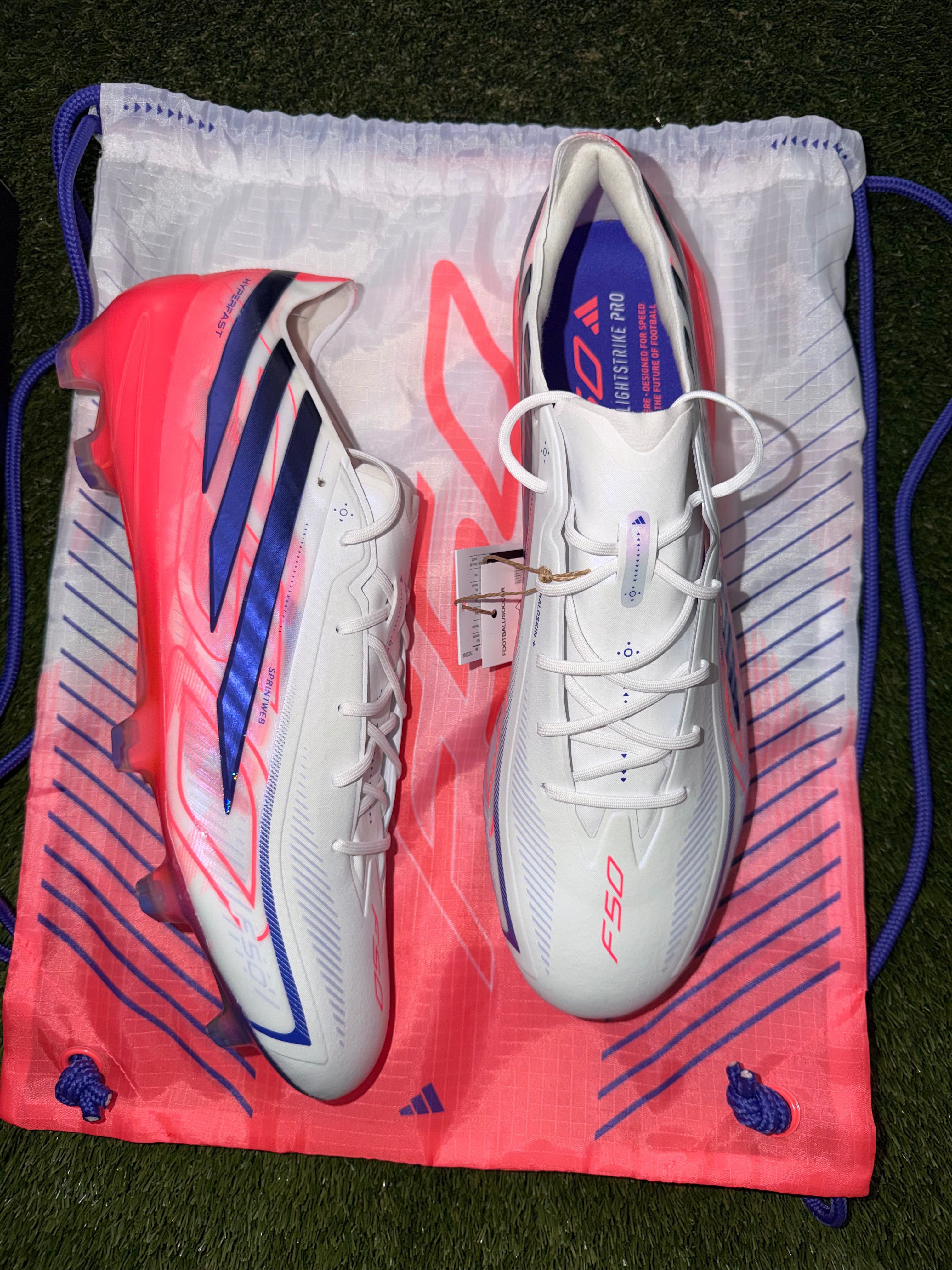 Adidas F50 Hyperfast Elite Firm Ground White 