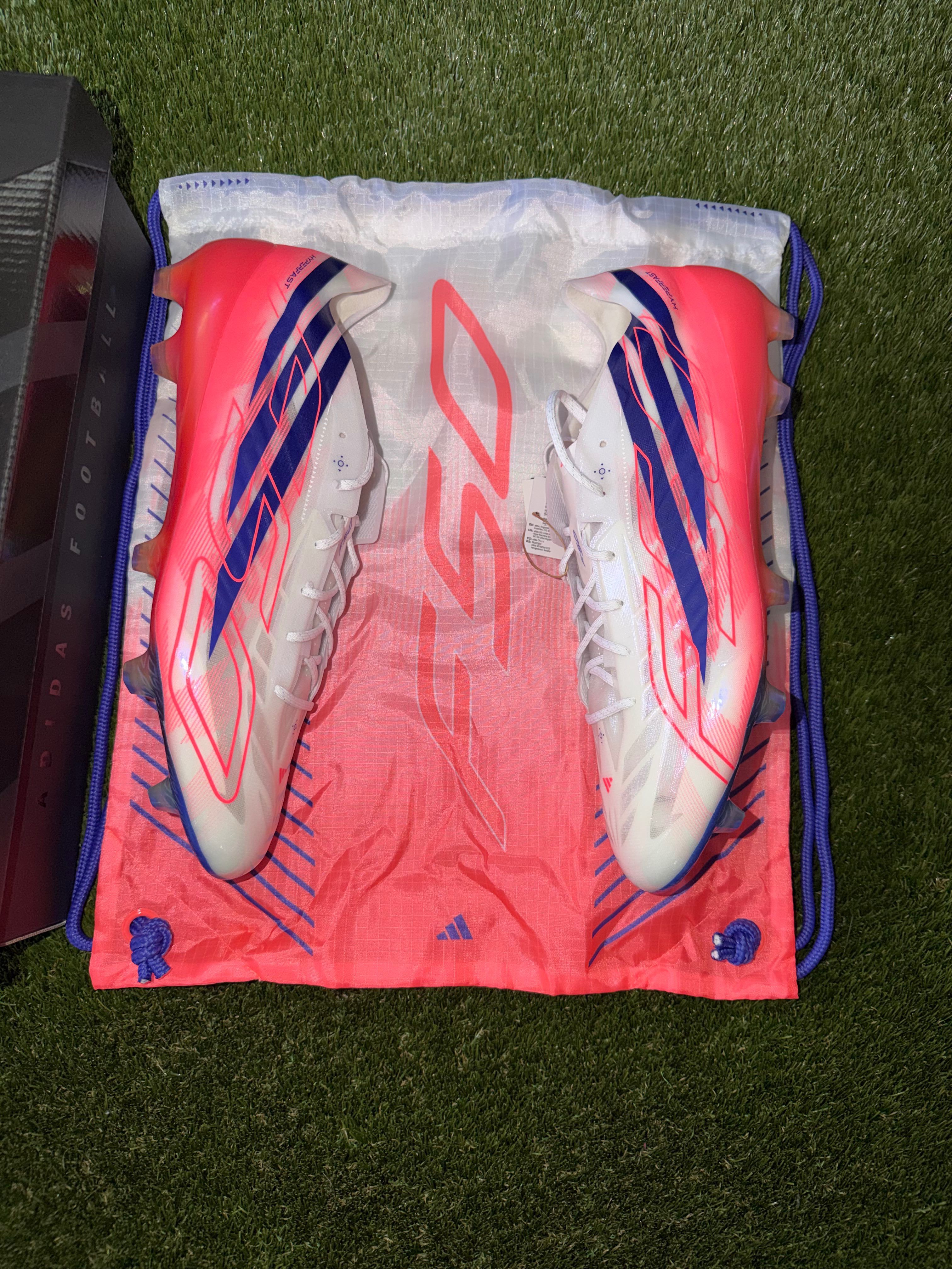 Adidas F50 Hyperfast Evo Elite Firm Ground White/Solar/Purple