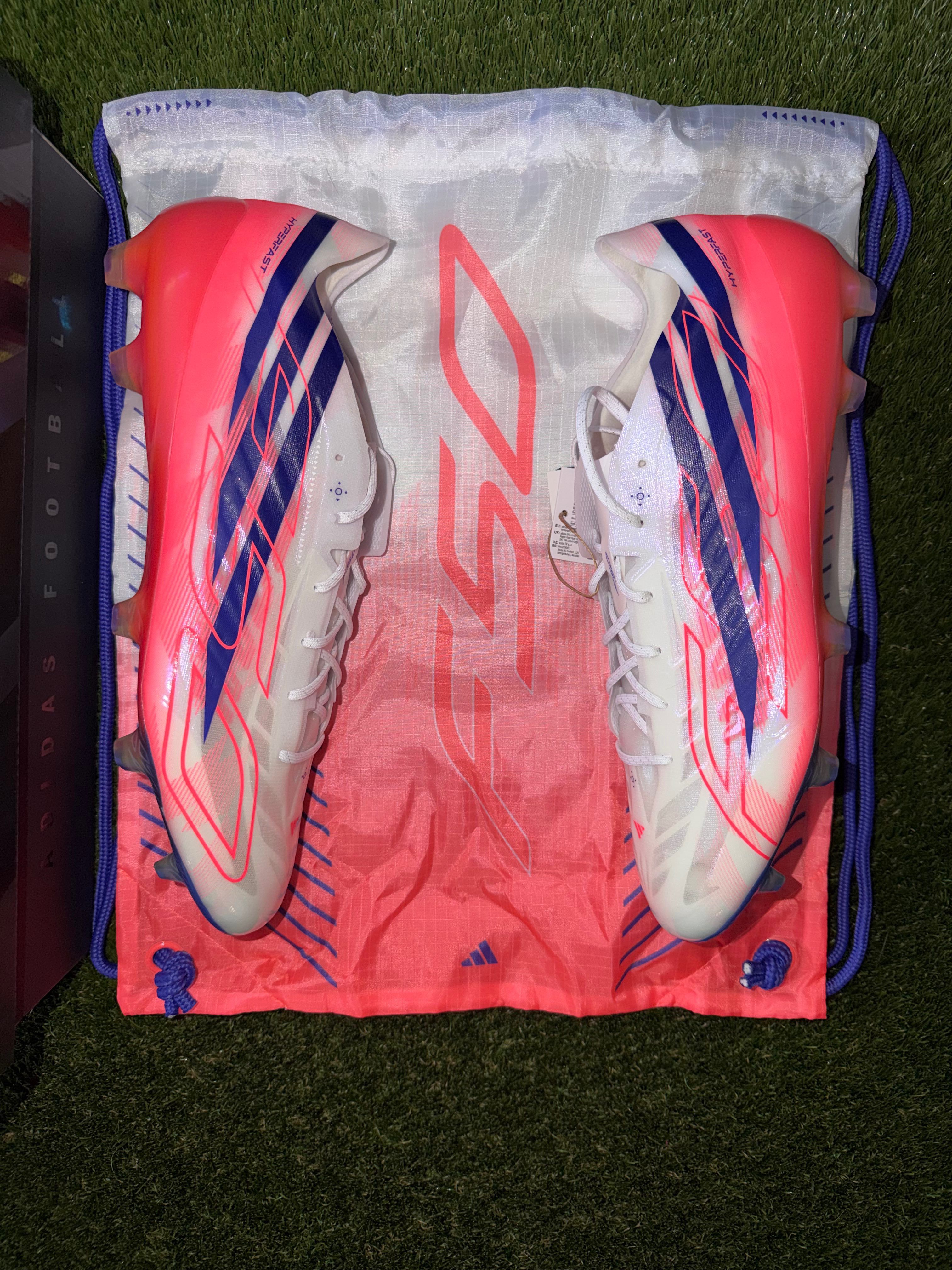 Adidas F50 Hyperfast Evo Elite Firm Ground White/Solar/Purple