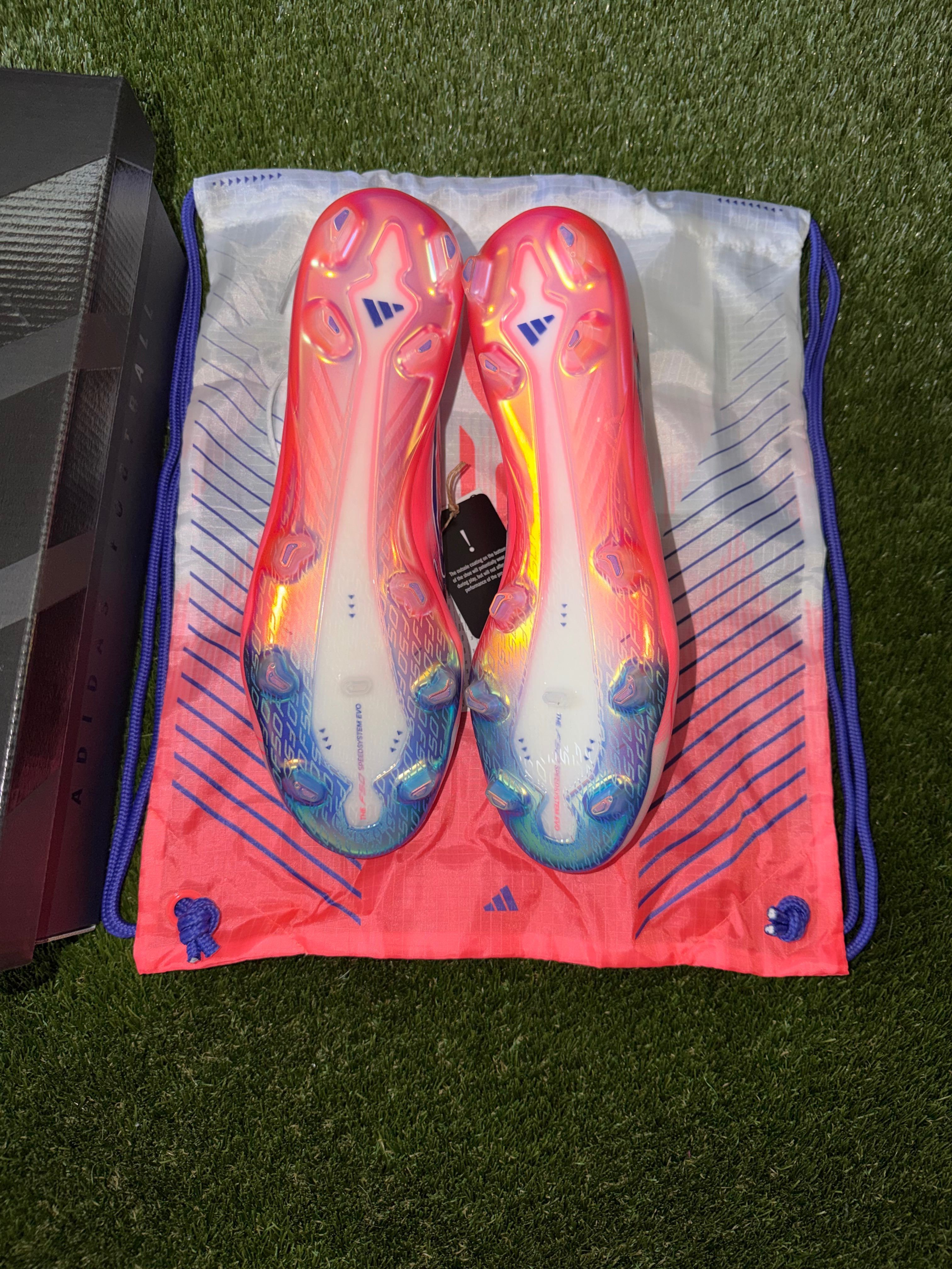 Adidas F50 Hyperfast Evo Elite Firm Ground White/Solar/Purple