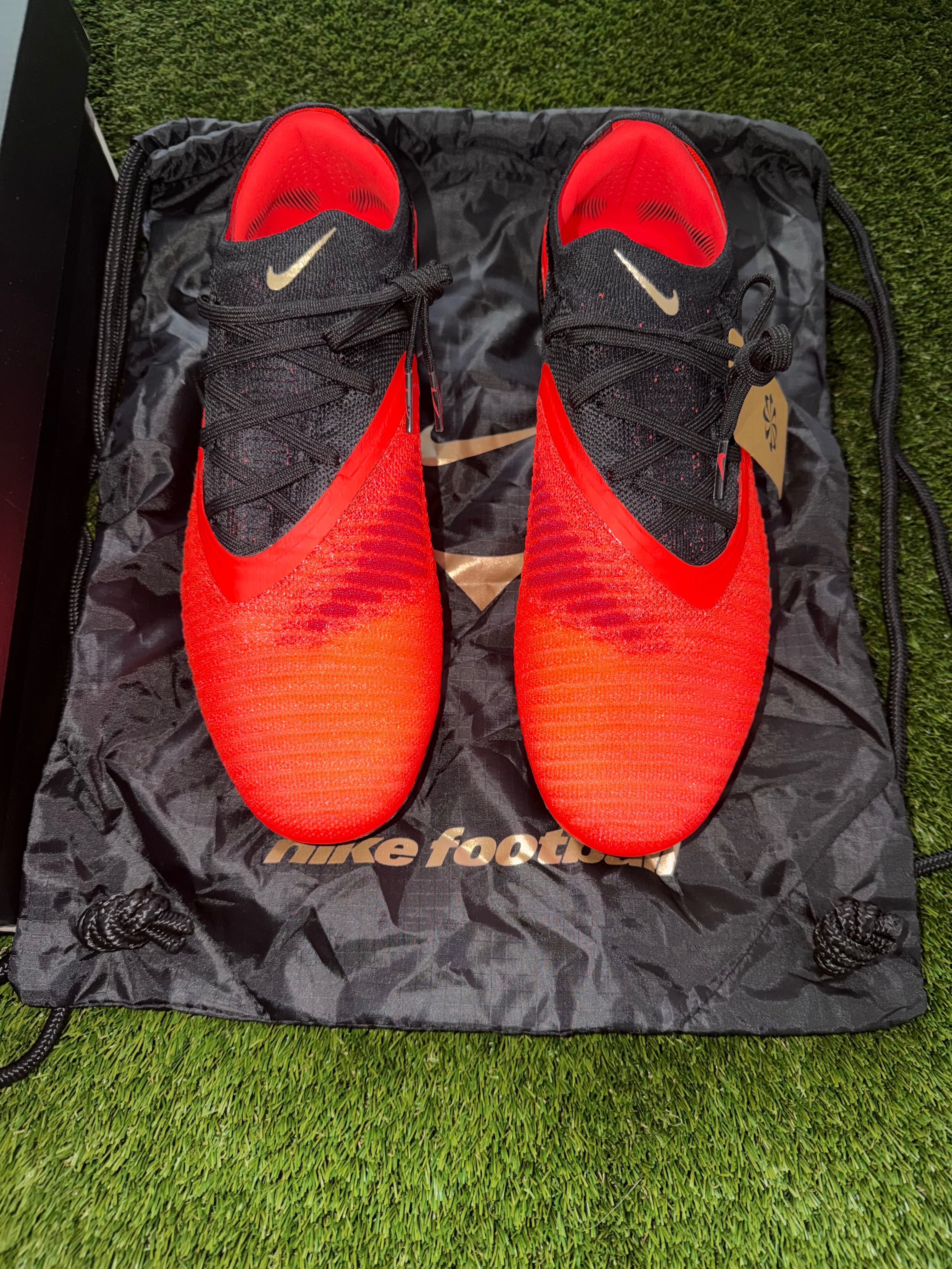 Nike Phantom 6 Low Elite Firm Ground Break ‘Em Red / Black / Gold