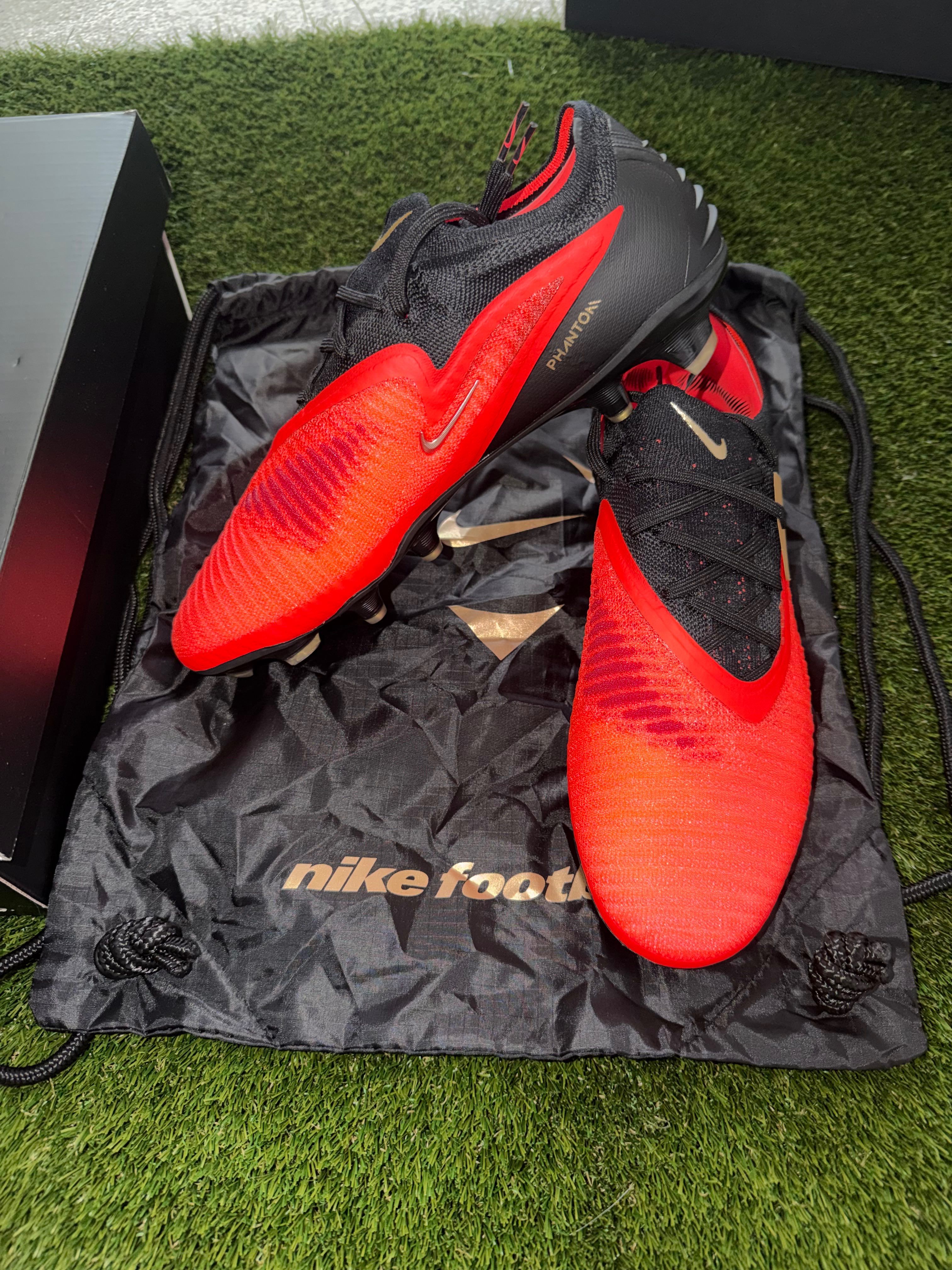 Nike Phantom 6 Low Elite Firm Ground Break ‘Em Red / Black / Gold