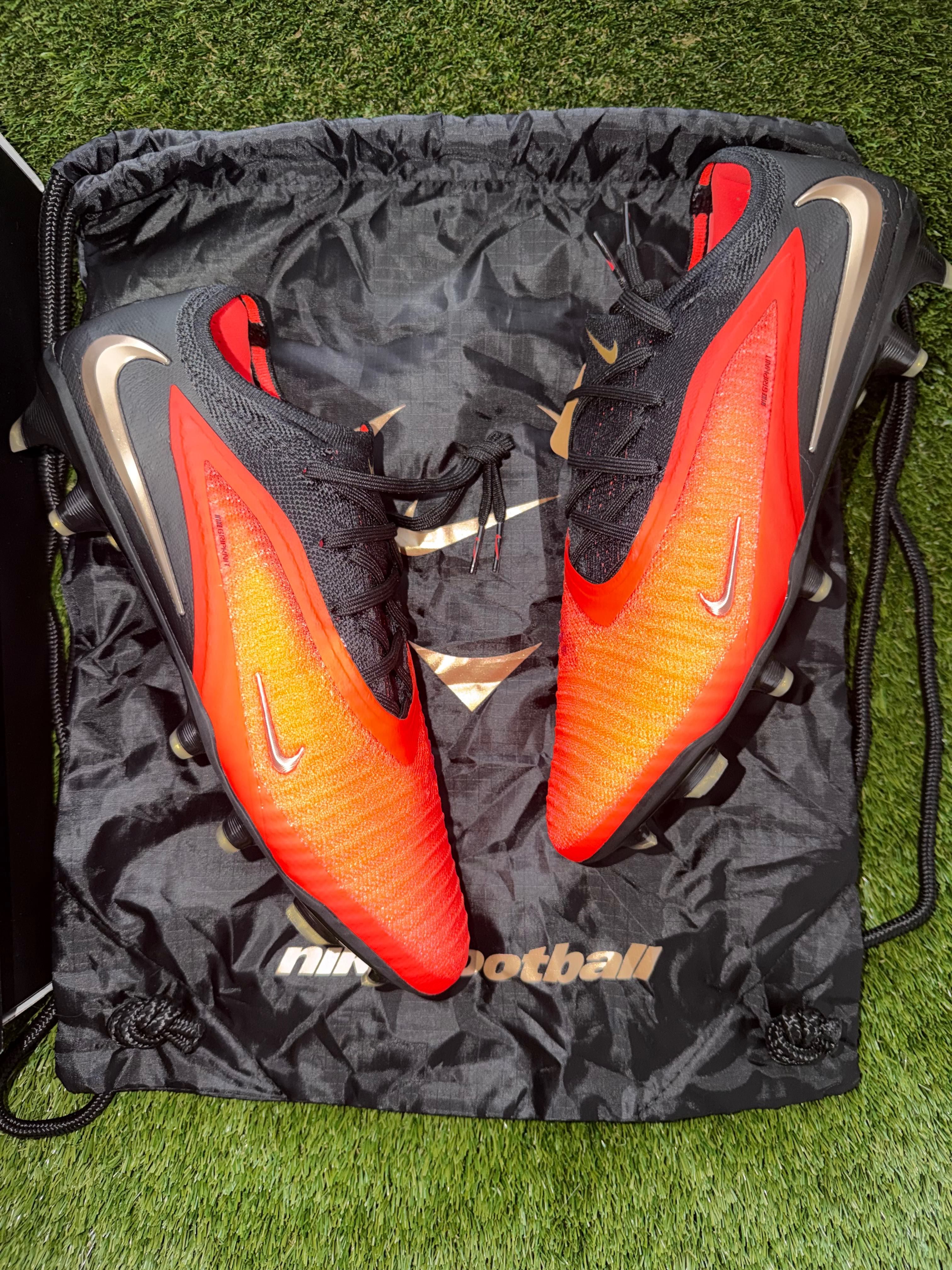 Nike Phantom 6 Low Elite Firm Ground Break ‘Em Red / Black / Gold
