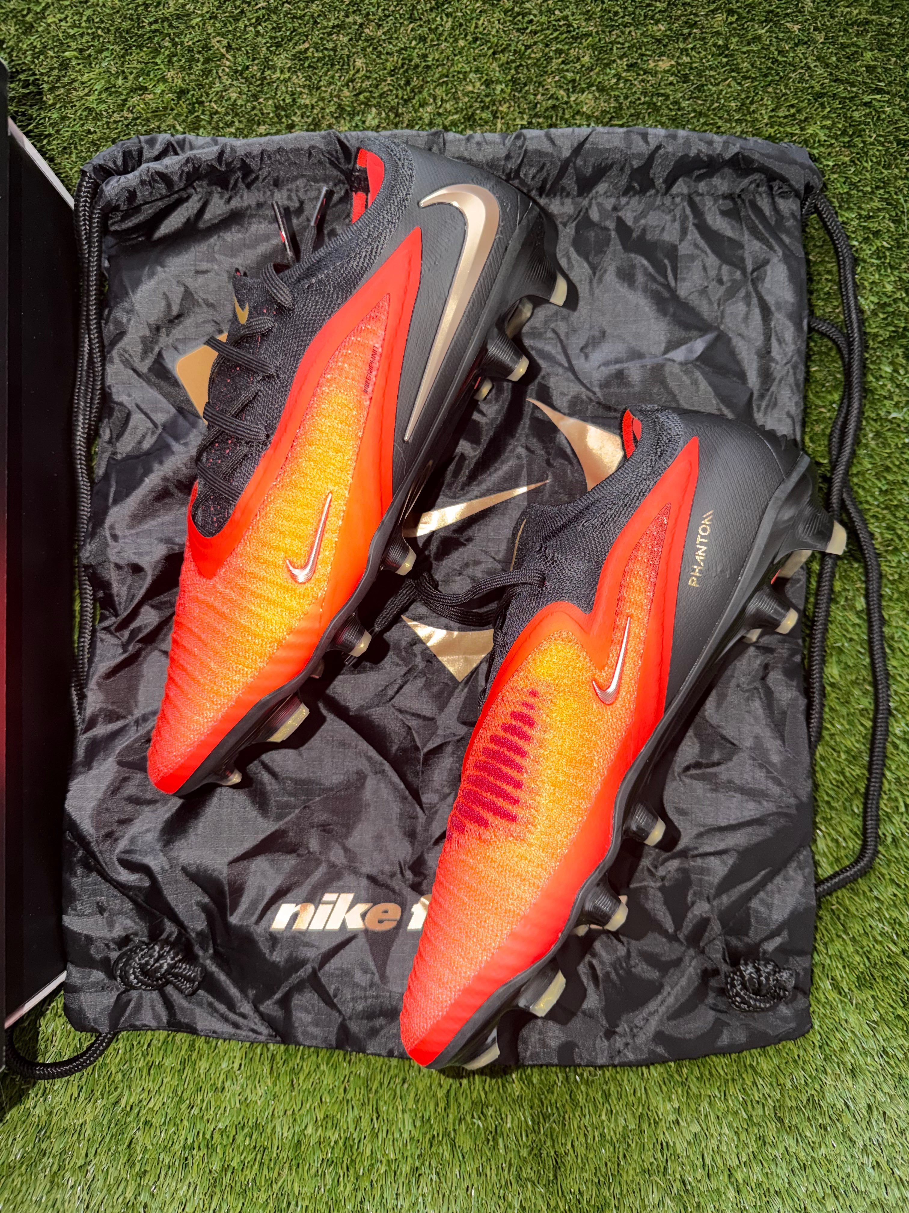 Nike Phantom 6 Low Elite Firm Ground Break ‘Em Red / Black / Gold