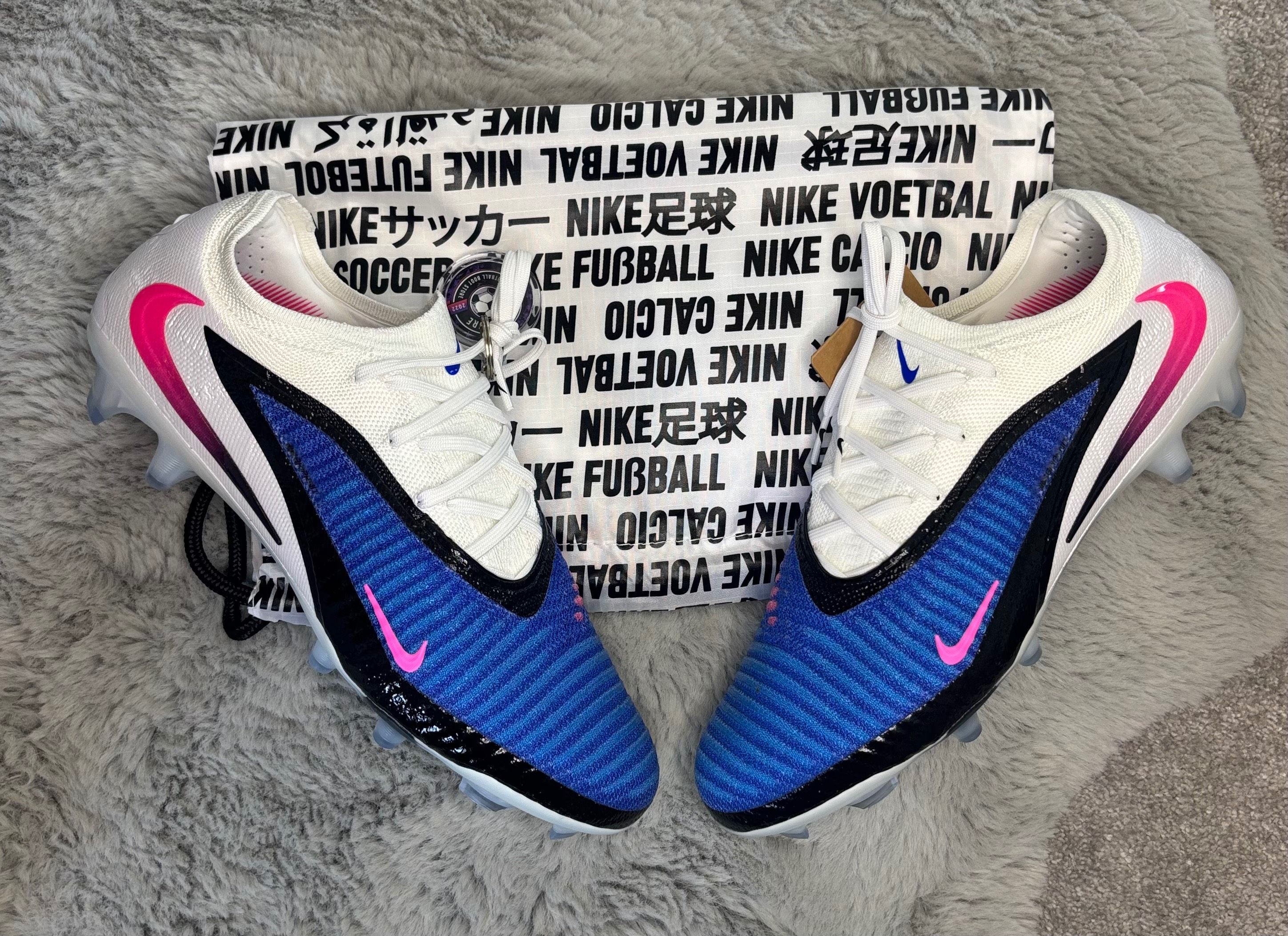 Nike Phantom 6 Low Elite FG Football Boots Size 8.5 🟣🔵