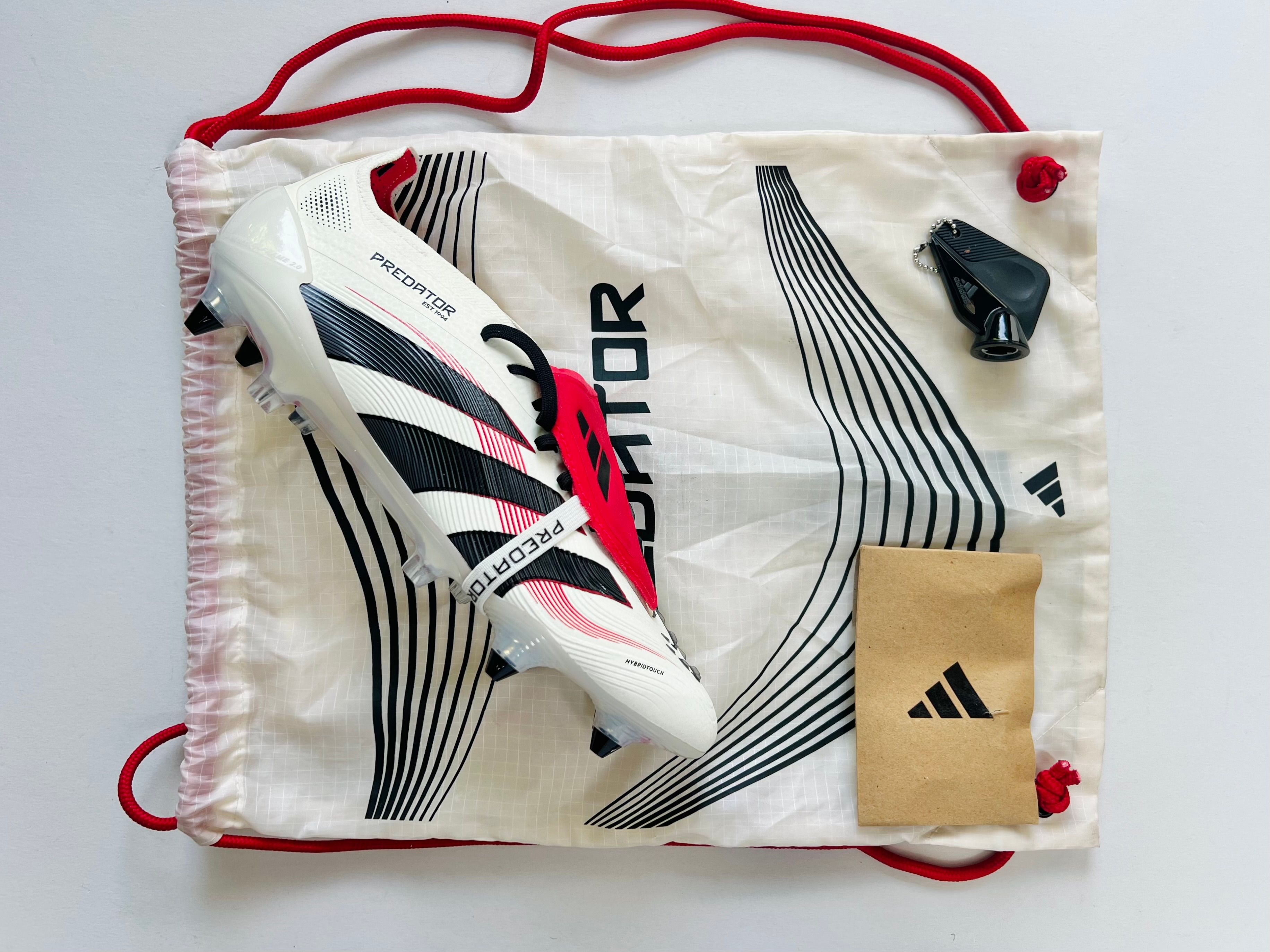 adidas Predator Elite FT SG Champagne - Off White / Core Black / Pure Ruby