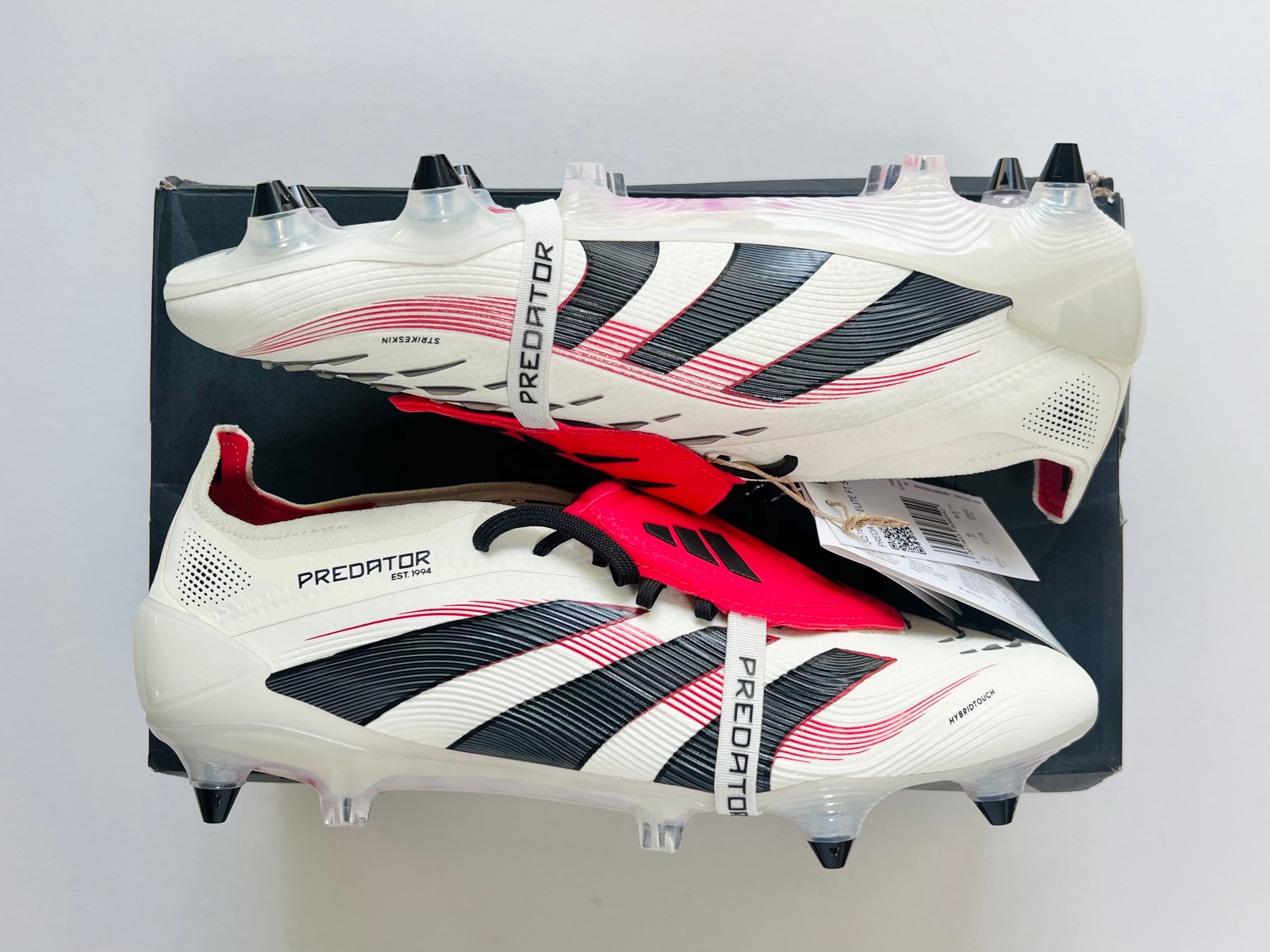 adidas Predator Elite FT SG Champagne - Off White / Core Black / Pure Ruby