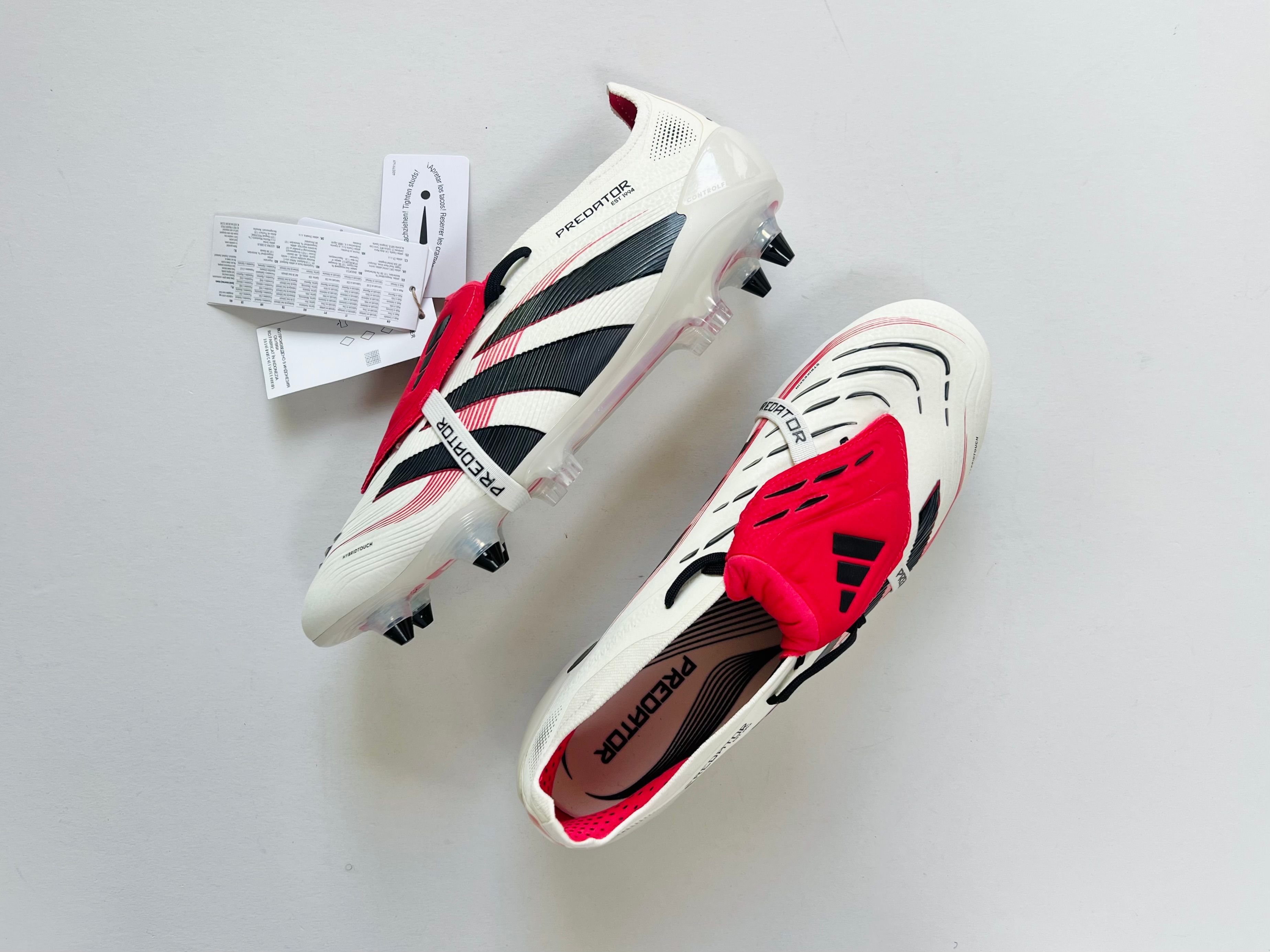 adidas Predator Elite FT SG Champagne - Off White / Core Black / Pure Ruby