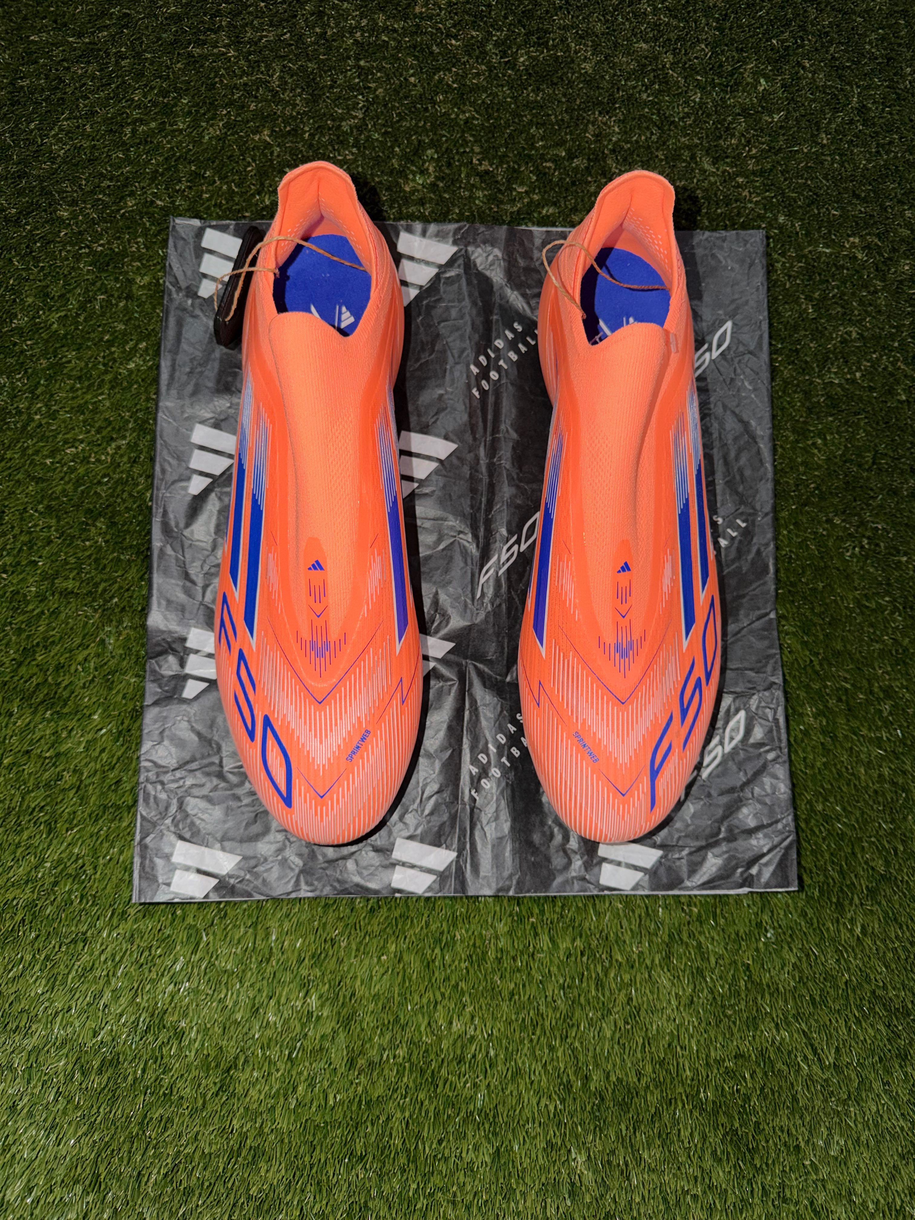 Adidas F50 Elite Laceless SG Orange / Blue / White
