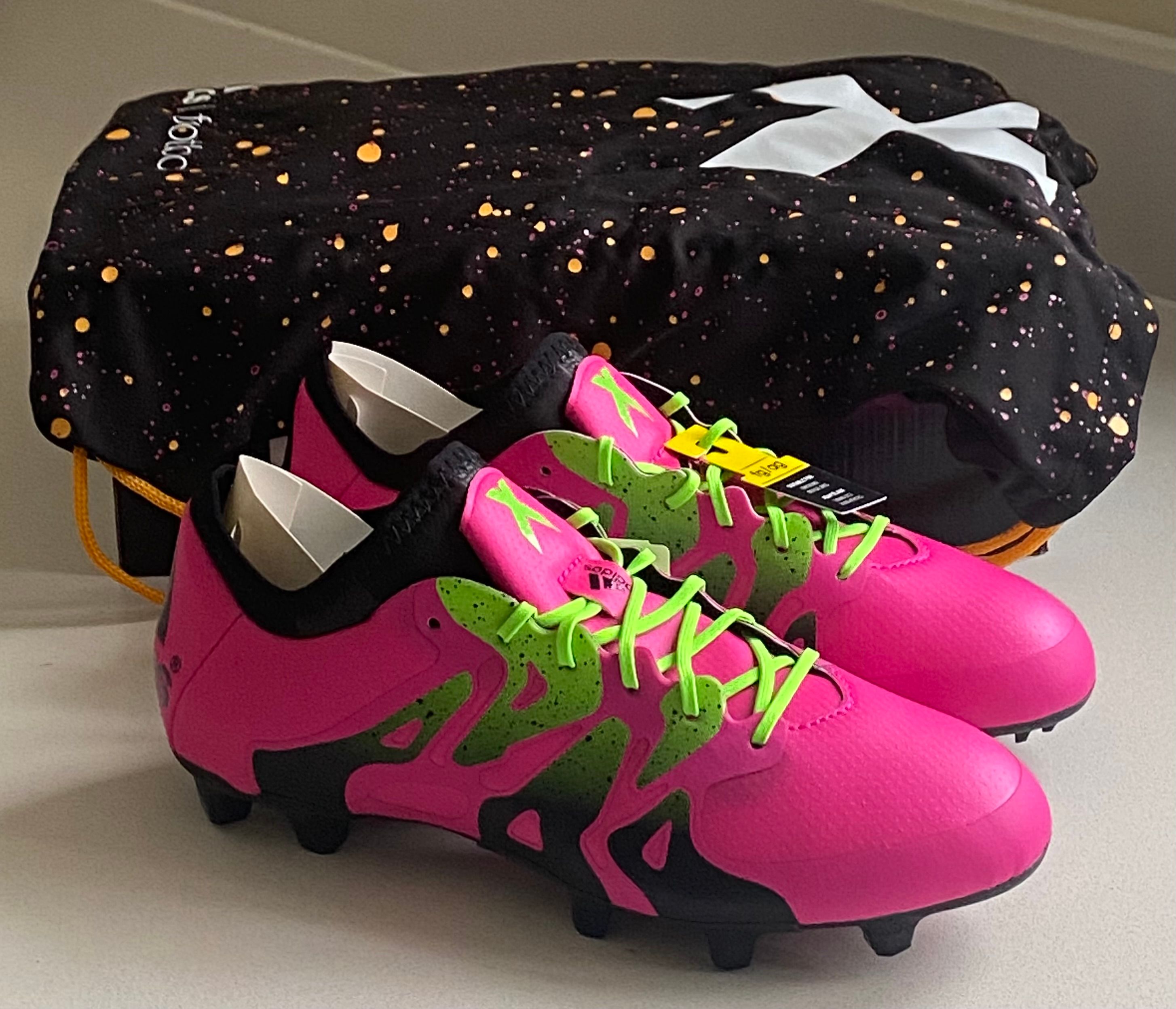 2015 Adidas X 15.1 FG/AG Shock Pink Football Boots BNIB