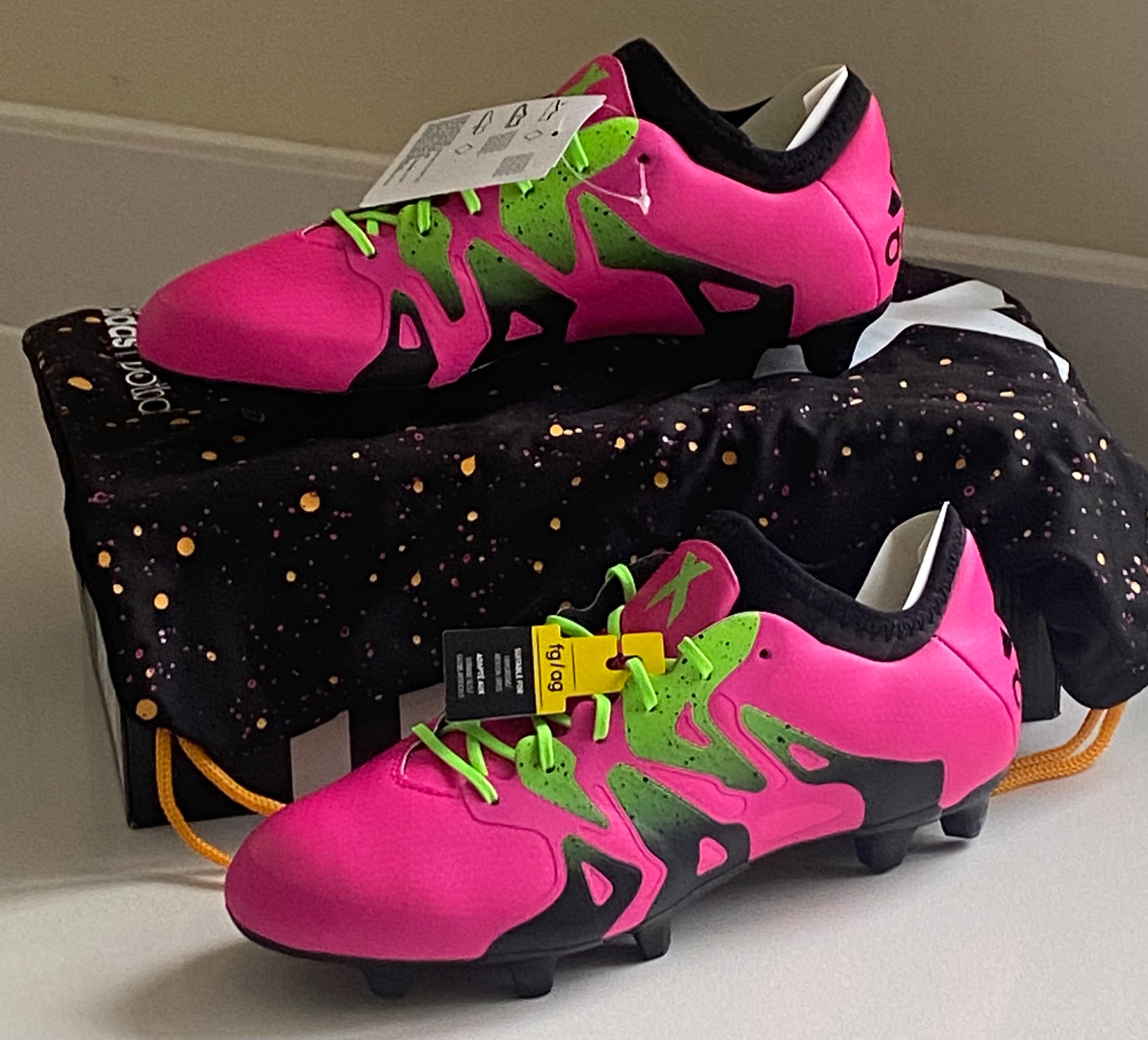 2015 Adidas X 15.1 FG/AG Shock Pink Football Boots BNIB